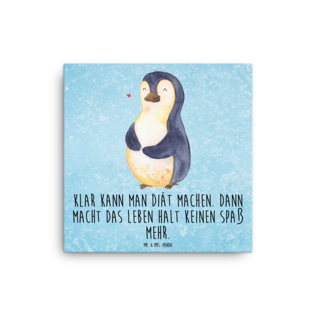 Leinwand Bild Pinguin Diät Leinwand, Bild, Kunstdruck, Wanddeko, Dekoration, Pinguin, Pinguine, Diät, Abnehmen, Abspecken, Gewicht, Motivation, Selbstliebe, Körperliebe, Selbstrespekt