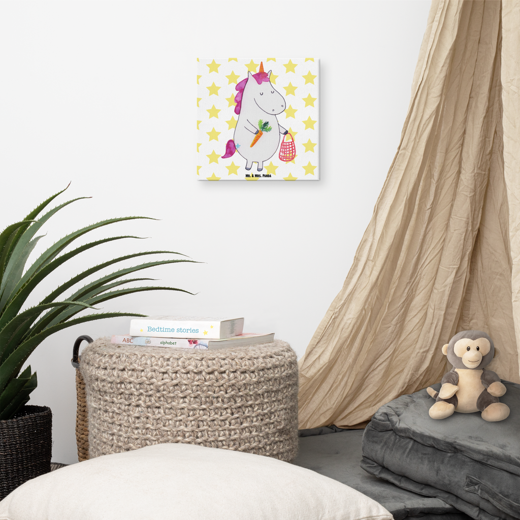 Leinwand Bild Einhorn Gemüse Leinwand, Bild, Kunstdruck, Wanddeko, Dekoration, Einhorn, Einhörner, Einhorn Deko, Pegasus, Unicorn, Biomarkt, Gemüse, Wochenmarkt