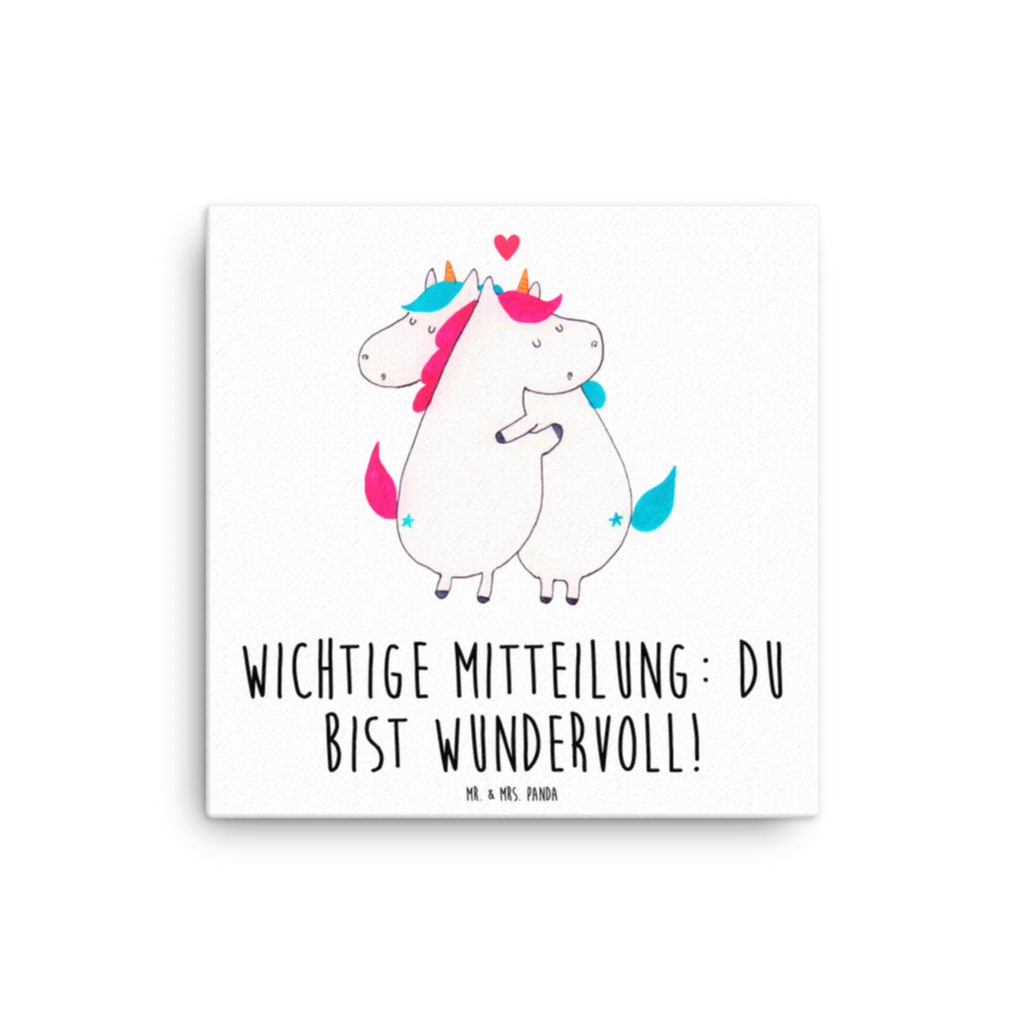 Leinwand Bild Einhorn Mitteilung Leinwand, Bild, Kunstdruck, Wanddeko, Dekoration, Einhorn, Einhörner, Einhorn Deko, Pegasus, Unicorn, Valentinstag, Valentine, Liebe, Geschenk, Partner, Ehe, lustig, witzig, Spruch