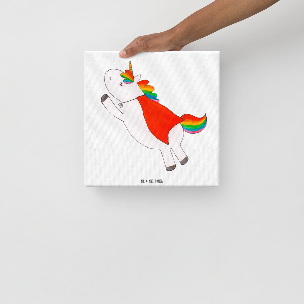 Leinwand Bild Einhorn Super Leinwand, Bild, Kunstdruck, Wanddeko, Dekoration, Einhorn, Einhörner, Einhorn Deko, Unicorn, Traummann, Superheld, Held, Freundin, Geschenk, Girl, Mädchen