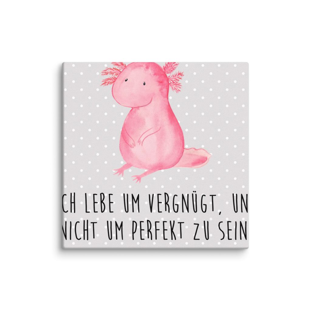 Leinwand Bild Axolotl null Leinwand, Bild, Kunstdruck, Wanddeko, Dekoration, Axolotl, Molch, Axolot, vergnügt, fröhlich, zufrieden, Lebensstil, Weisheit, Lebensweisheit, Liebe, Freundin