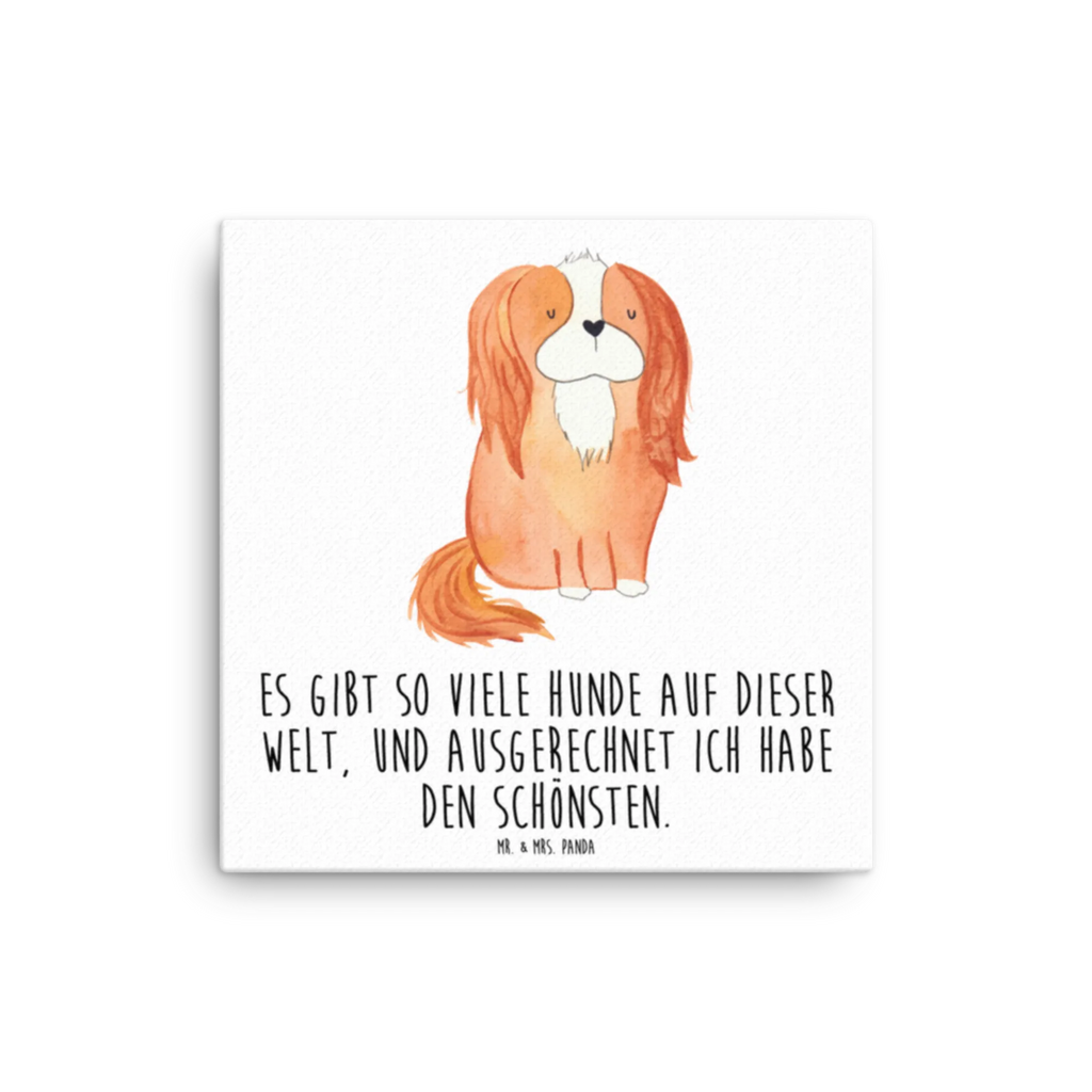 Leinwand Bild Hund Cavalier King Charles Spaniel Leinwand, Bild, Kunstdruck, Wanddeko, Dekoration, Hund, Hundemotiv, Haustier, Hunderasse, Tierliebhaber, Hundebesitzer, Sprüche, Cavalier King Charles Spaniel, Cockerspaniel, Spaniel, Spruch, schönster Hund