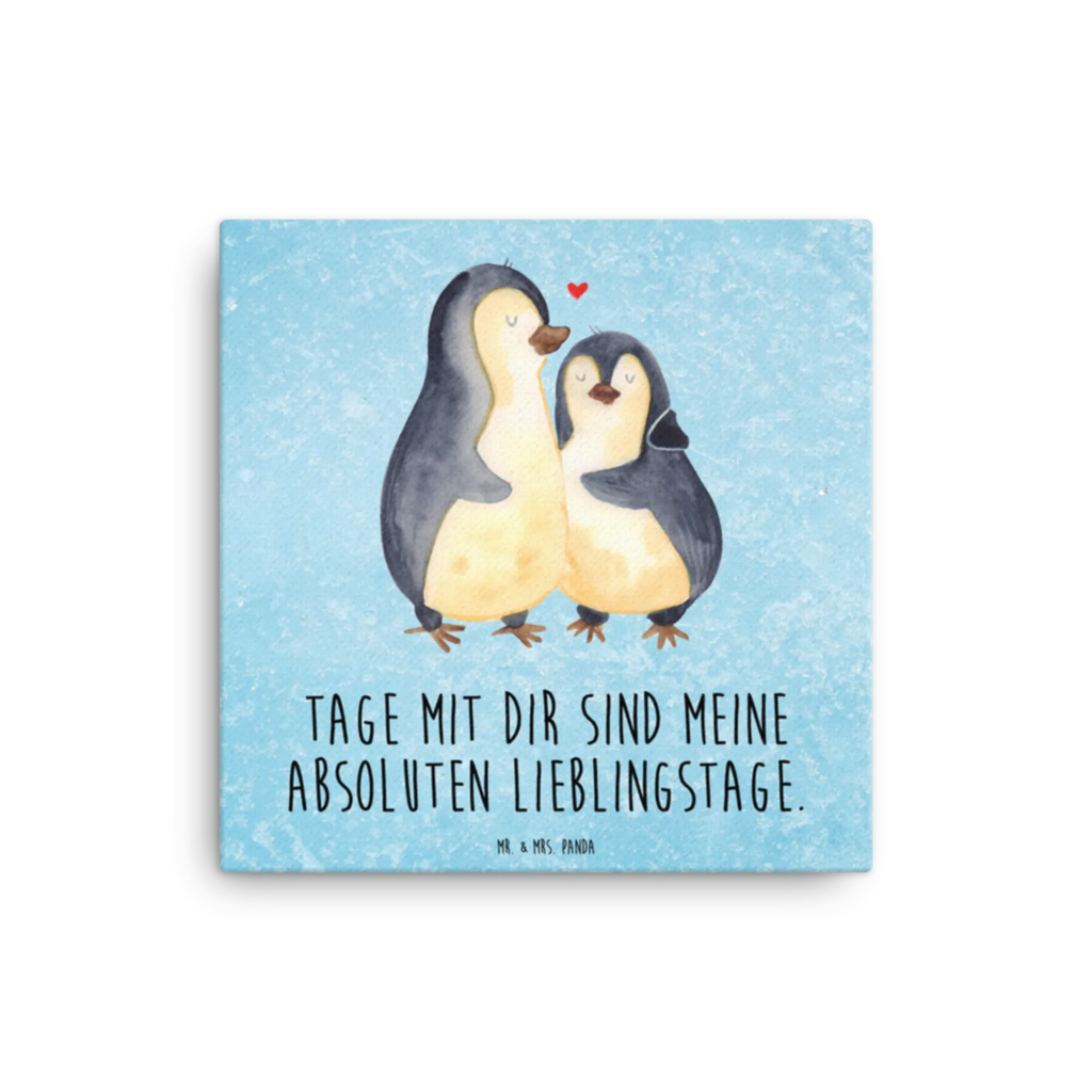 Leinwand Bild Pinguin umarmend Leinwand, Bild, Kunstdruck, Wanddeko, Dekoration, Pinguin, Liebe, Liebespaar, Liebesbeweis, Liebesgeschenk, Verlobung, Jahrestag, Hochzeitstag, Hochzeit, Hochzeitsgeschenk