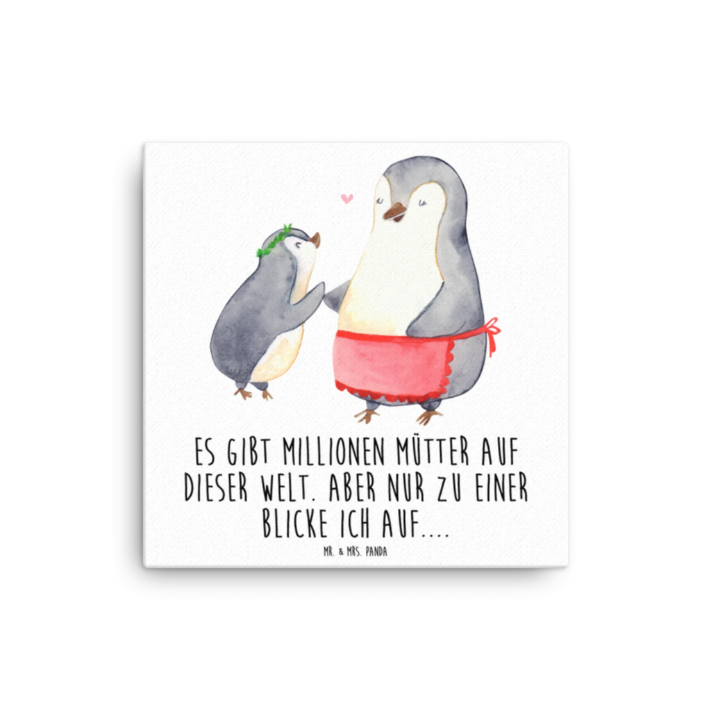 Leinwand Bild Pinguin mit Kind Leinwand, Bild, Kunstdruck, Wanddeko, Dekoration, Familie, Vatertag, Muttertag, Bruder, Schwester, Mama, Papa, Oma, Opa, Geschenk, Mami, Mutti, Mutter, Geburststag