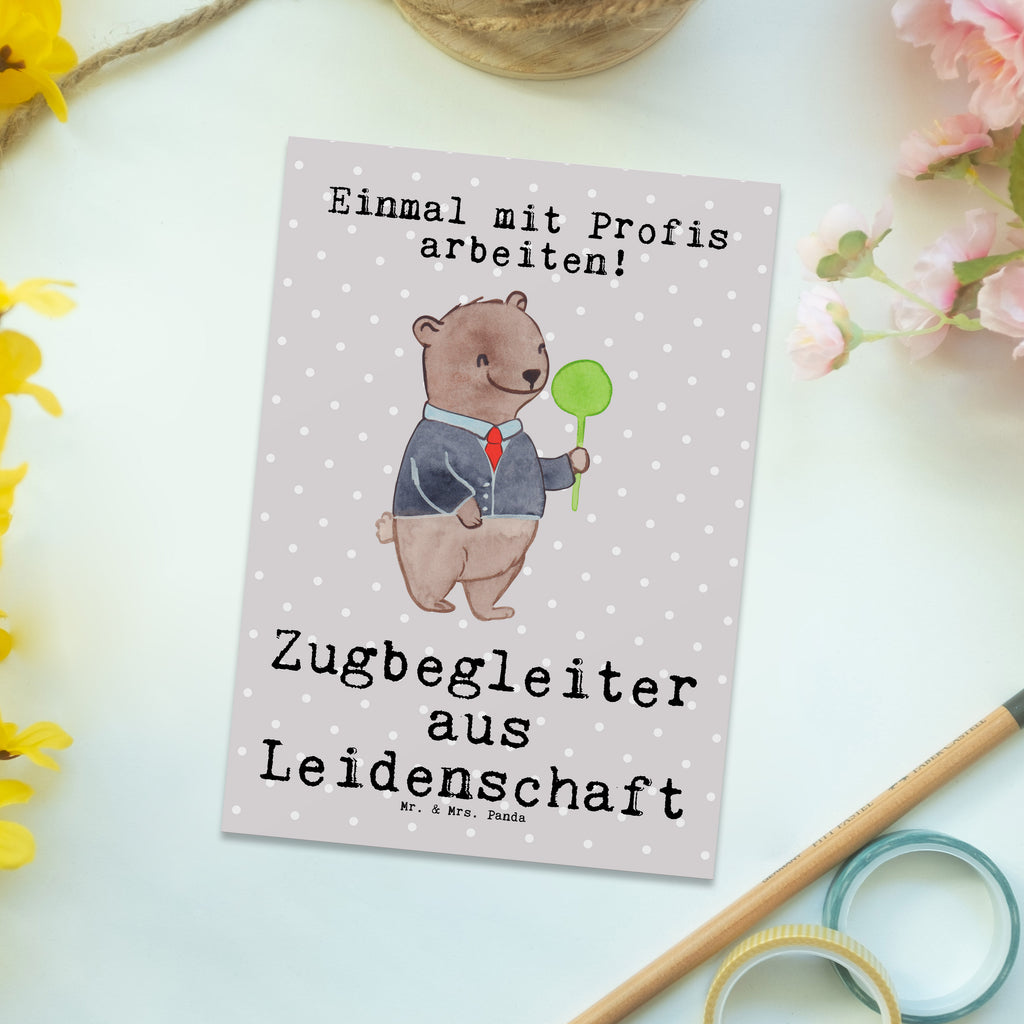 Postkarte Zugbegleiter Leidenschaft Postkarte, Karte, Geschenkkarte, Grußkarte, Einladung, Ansichtskarte, Geburtstagskarte, Einladungskarte, Dankeskarte, Ansichtskarten, Einladung Geburtstag, Einladungskarten Geburtstag, Beruf, Ausbildung, Jubiläum, Abschied, Rente, Kollege, Kollegin, Geschenk, Schenken, Arbeitskollege, Mitarbeiter, Firma, Danke, Dankeschön