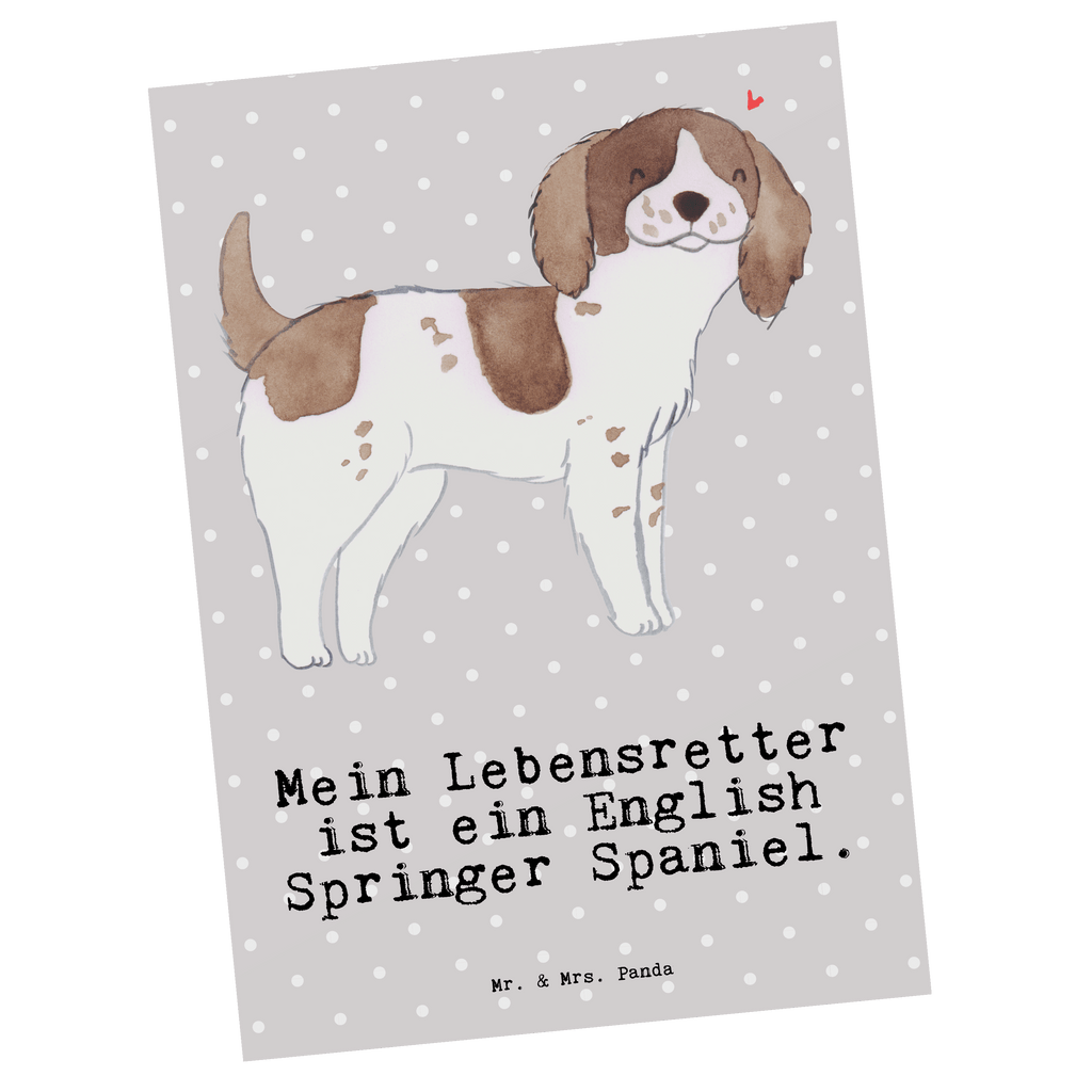 Postkarte English Springer Spaniel Lebensretter Postkarte, Karte, Geschenkkarte, Grußkarte, Einladung, Ansichtskarte, Geburtstagskarte, Einladungskarte, Dankeskarte, Ansichtskarten, Einladung Geburtstag, Einladungskarten Geburtstag, Hund, Hunderasse, Rassehund, Hundebesitzer, Geschenk, Tierfreund, Schenken, Welpe, English Springer Spaniel