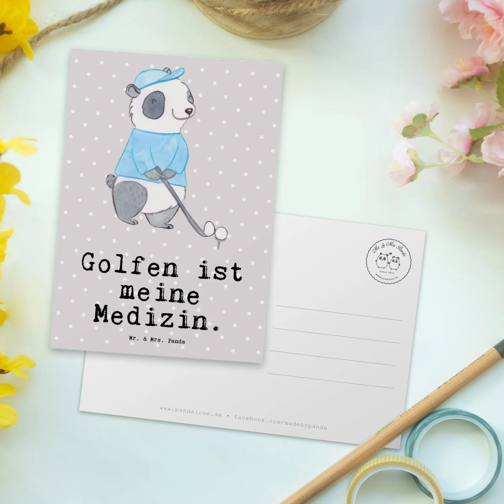 Postkarte Panda Golfen Postkarte, Karte, Geschenkkarte, Grußkarte, Einladung, Ansichtskarte, Geburtstagskarte, Einladungskarte, Dankeskarte, Ansichtskarten, Einladung Geburtstag, Einladungskarten Geburtstag, Geschenk, Sport, Sportart, Hobby, Schenken, Danke, Dankeschön, Auszeichnung, Gewinn, Sportler, Golfen, Golf spielen, Golfplatz, Golfturnier, Golf Verein