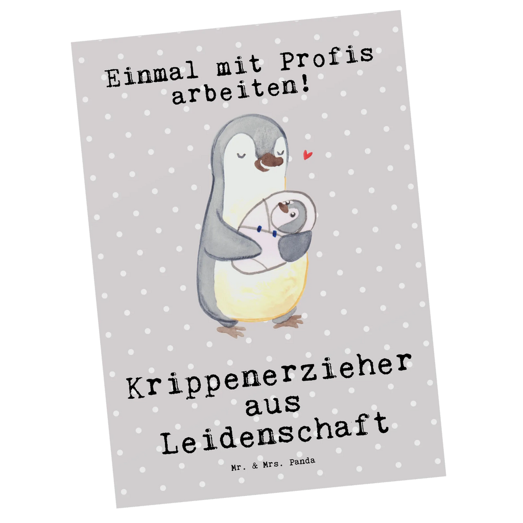 Postkarte Krippenerzieher aus Leidenschaft Postkarte, Karte, Geschenkkarte, Grußkarte, Einladung, Ansichtskarte, Geburtstagskarte, Einladungskarte, Dankeskarte, Ansichtskarten, Einladung Geburtstag, Einladungskarten Geburtstag, Beruf, Ausbildung, Jubiläum, Abschied, Rente, Kollege, Kollegin, Geschenk, Schenken, Arbeitskollege, Mitarbeiter, Firma, Danke, Dankeschön, Krippenerzieher, Kindertagesstätte, KITA, Eröffnung, Erzieher, Pädagoge