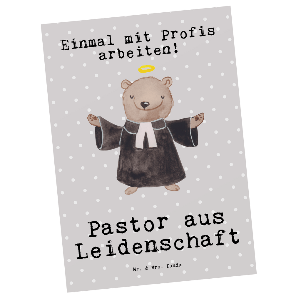 Postkarte Pastor aus Leidenschaft Postkarte, Karte, Geschenkkarte, Grußkarte, Einladung, Ansichtskarte, Geburtstagskarte, Einladungskarte, Dankeskarte, Ansichtskarten, Einladung Geburtstag, Einladungskarten Geburtstag, Beruf, Ausbildung, Jubiläum, Abschied, Rente, Kollege, Kollegin, Geschenk, Schenken, Arbeitskollege, Mitarbeiter, Firma, Danke, Dankeschön, Pastor, Diener Gottes<br />Geistlicher, Pfarrer, Prediger<br />Priester, Theologe, Kirche