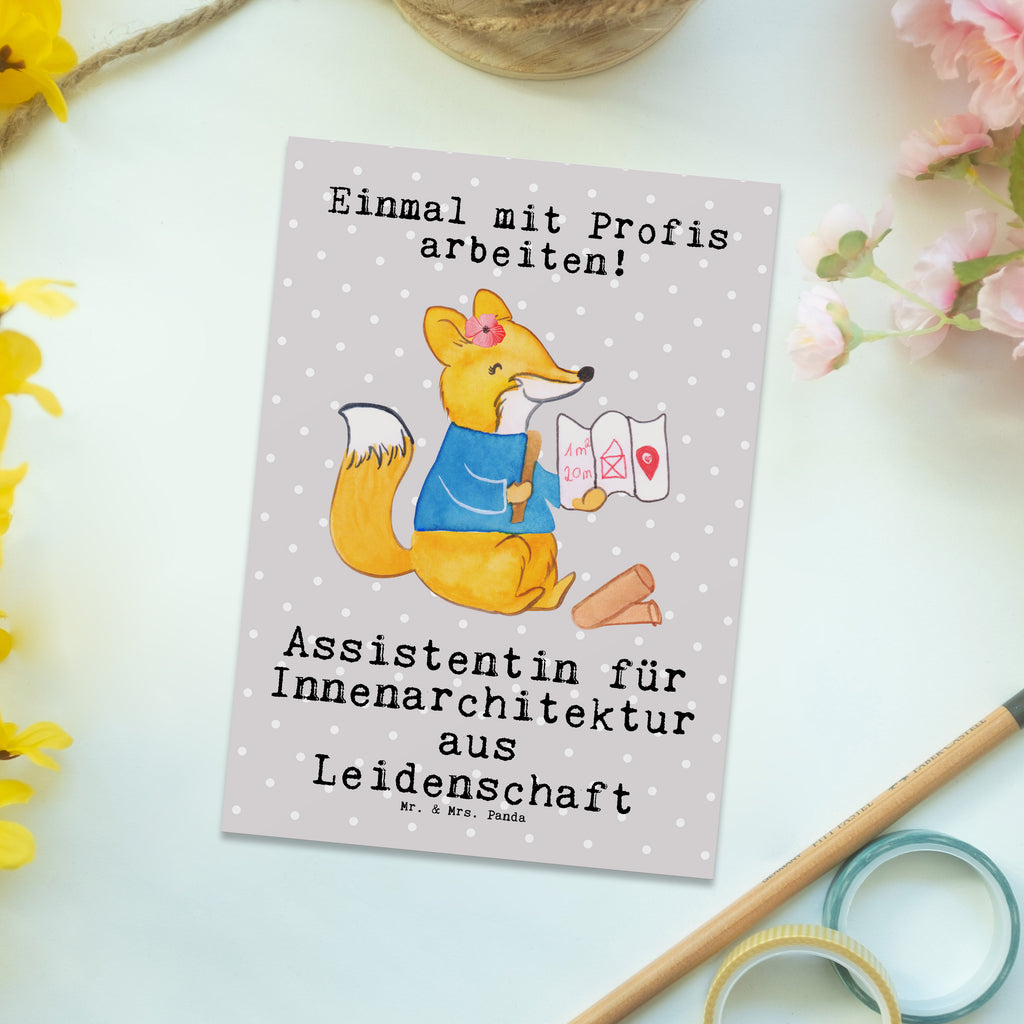 Postkarte Assistentin für Innenarchitektur Leidenschaft Postkarte, Karte, Geschenkkarte, Grußkarte, Einladung, Ansichtskarte, Geburtstagskarte, Einladungskarte, Dankeskarte, Ansichtskarten, Einladung Geburtstag, Einladungskarten Geburtstag, Beruf, Ausbildung, Jubiläum, Abschied, Rente, Kollege, Kollegin, Geschenk, Schenken, Arbeitskollege, Mitarbeiter, Firma, Danke, Dankeschön