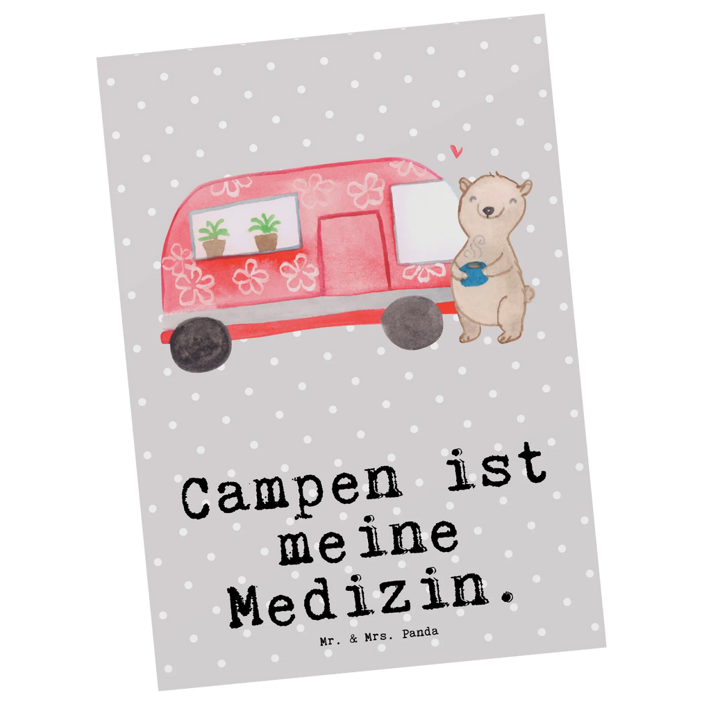 Postkarte Bär Camper Postkarte, Karte, Geschenkkarte, Grußkarte, Einladung, Ansichtskarte, Geburtstagskarte, Einladungskarte, Dankeskarte, Ansichtskarten, Einladung Geburtstag, Einladungskarten Geburtstag, Geschenk, Sport, Sportart, Hobby, Schenken, Danke, Dankeschön, Auszeichnung, Gewinn, Sportler, Camper, Campen, Zelten, Campingplatz, Wohnmobil, Roadtrip, Urlaub