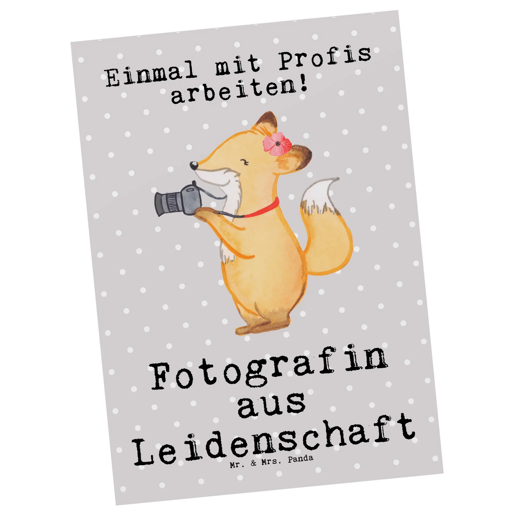 Postkarte Fotografin aus Leidenschaft Postkarte, Karte, Geschenkkarte, Grußkarte, Einladung, Ansichtskarte, Geburtstagskarte, Einladungskarte, Dankeskarte, Ansichtskarten, Einladung Geburtstag, Einladungskarten Geburtstag, Beruf, Ausbildung, Jubiläum, Abschied, Rente, Kollege, Kollegin, Geschenk, Schenken, Arbeitskollege, Mitarbeiter, Firma, Danke, Dankeschön, Fotografin, Fotoreporterin, Hobbyfotografin, Hochzeitsfotografin, Fotografie, Profi Fotografin