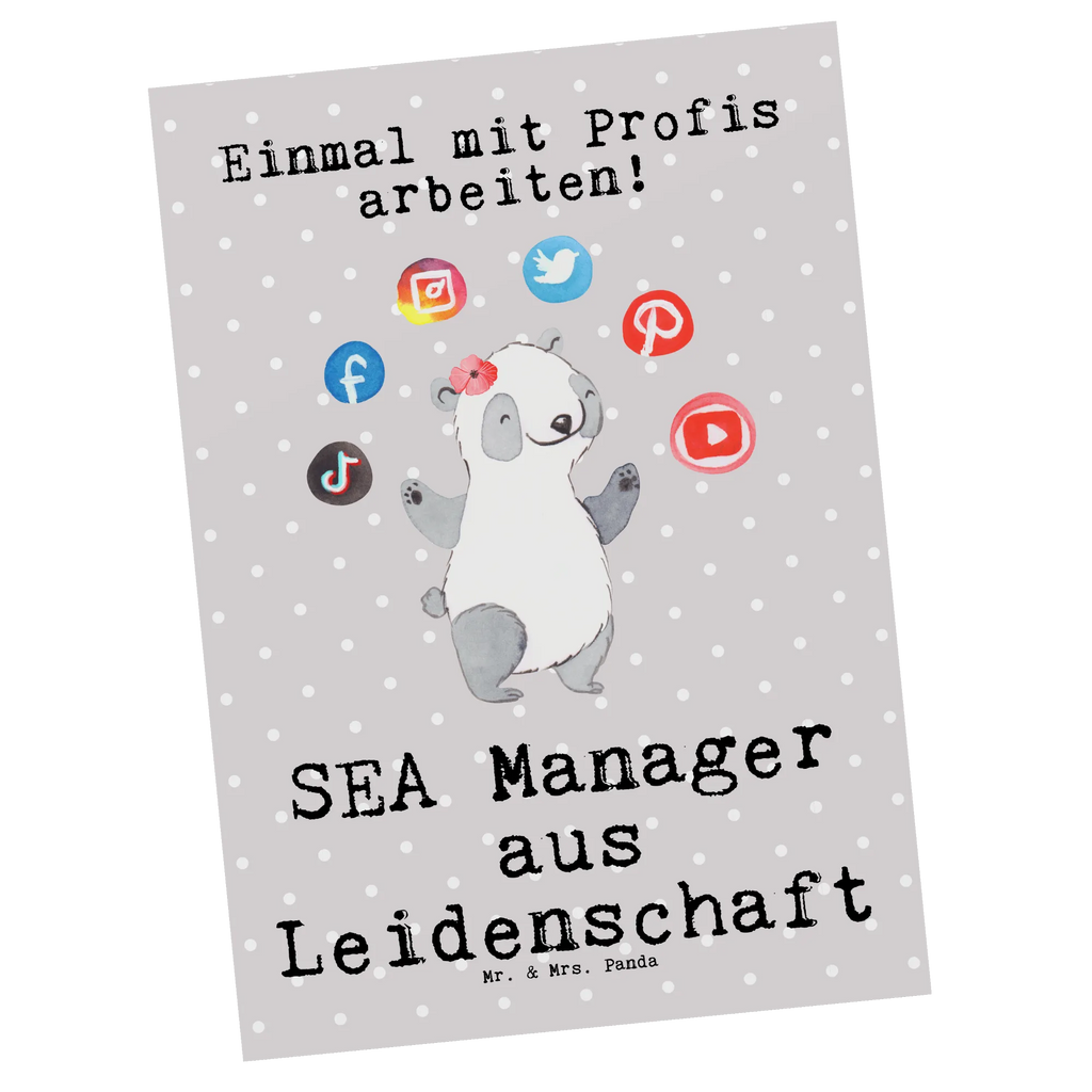 Postkarte SEA Manager aus Leidenschaft Postkarte, Karte, Geschenkkarte, Grußkarte, Einladung, Ansichtskarte, Geburtstagskarte, Einladungskarte, Dankeskarte, Ansichtskarten, Einladung Geburtstag, Einladungskarten Geburtstag, Beruf, Ausbildung, Jubiläum, Abschied, Rente, Kollege, Kollegin, Geschenk, Schenken, Arbeitskollege, Mitarbeiter, Firma, Danke, Dankeschön, SEA Manager, Suchmaschinenwerbung, Suchmaschinenmarketing