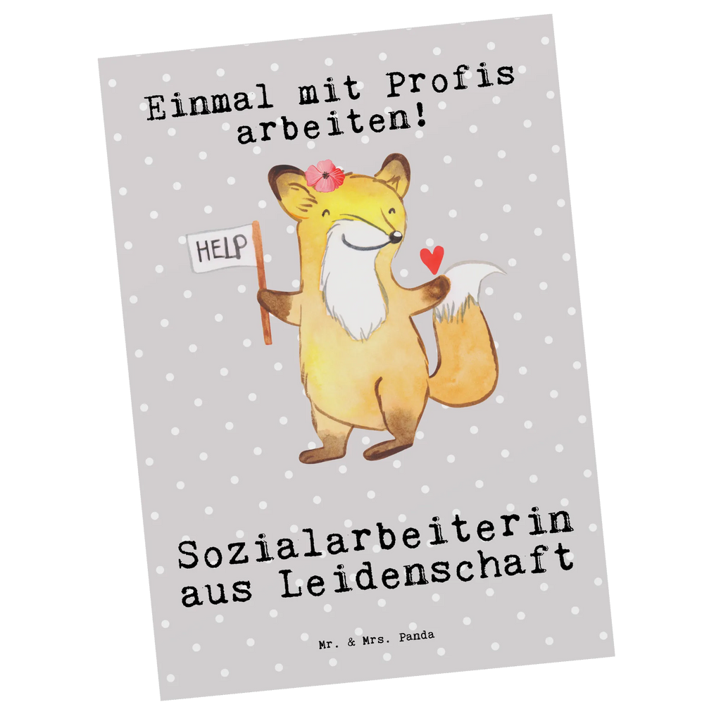 Postkarte Sozialarbeiterin aus Leidenschaft Postkarte, Karte, Geschenkkarte, Grußkarte, Einladung, Ansichtskarte, Geburtstagskarte, Einladungskarte, Dankeskarte, Ansichtskarten, Einladung Geburtstag, Einladungskarten Geburtstag, Beruf, Ausbildung, Jubiläum, Abschied, Rente, Kollege, Kollegin, Geschenk, Schenken, Arbeitskollege, Mitarbeiter, Firma, Danke, Dankeschön