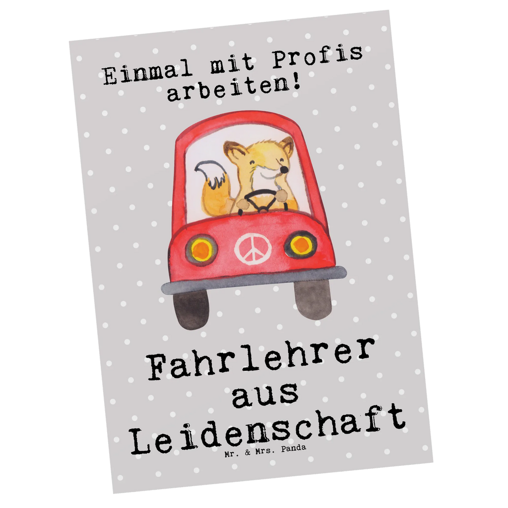 Postkarte Fahrlehrer aus Leidenschaft Postkarte, Karte, Geschenkkarte, Grußkarte, Einladung, Ansichtskarte, Geburtstagskarte, Einladungskarte, Dankeskarte, Ansichtskarten, Einladung Geburtstag, Einladungskarten Geburtstag, Beruf, Ausbildung, Jubiläum, Abschied, Rente, Kollege, Kollegin, Geschenk, Schenken, Arbeitskollege, Mitarbeiter, Firma, Danke, Dankeschön, Fahrlehrer, Fahrschule, Fahrschullehrer