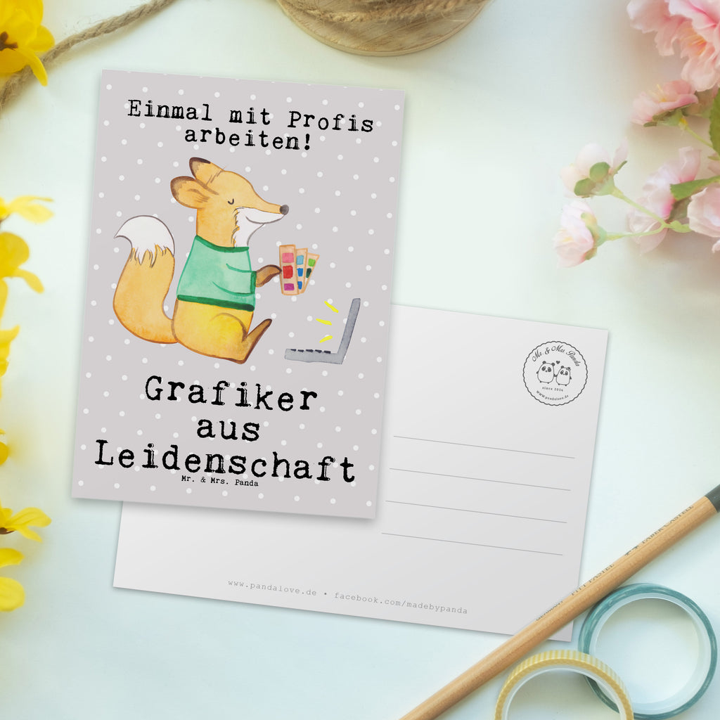 Postkarte Grafiker aus Leidenschaft Postkarte, Karte, Geschenkkarte, Grußkarte, Einladung, Ansichtskarte, Geburtstagskarte, Einladungskarte, Dankeskarte, Ansichtskarten, Einladung Geburtstag, Einladungskarten Geburtstag, Beruf, Ausbildung, Jubiläum, Abschied, Rente, Kollege, Kollegin, Geschenk, Schenken, Arbeitskollege, Mitarbeiter, Firma, Danke, Dankeschön, Grafiker, Designer, Mediengestalter, Grafikdesigner