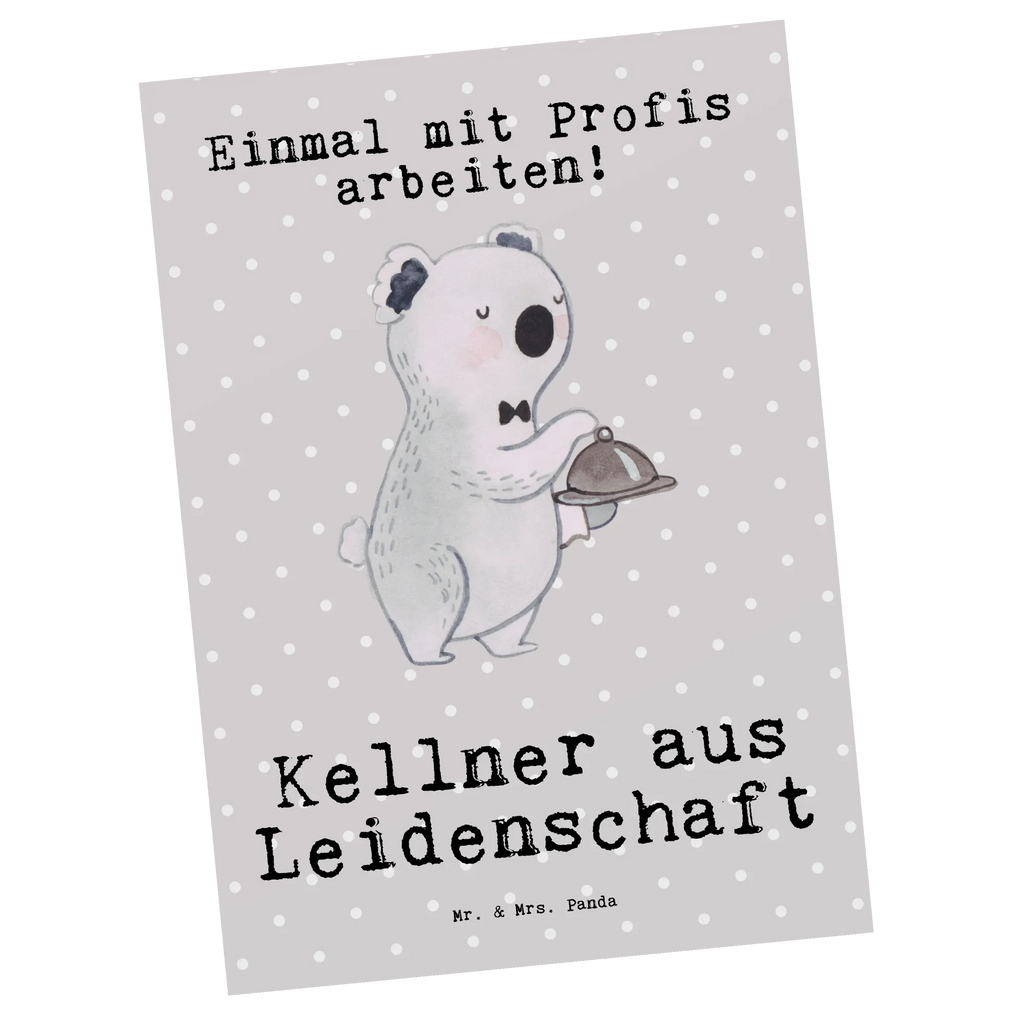 Postkarte Kellner aus Leidenschaft Postkarte, Karte, Geschenkkarte, Grußkarte, Einladung, Ansichtskarte, Geburtstagskarte, Einladungskarte, Dankeskarte, Ansichtskarten, Einladung Geburtstag, Einladungskarten Geburtstag, Beruf, Ausbildung, Jubiläum, Abschied, Rente, Kollege, Kollegin, Geschenk, Schenken, Arbeitskollege, Mitarbeiter, Firma, Danke, Dankeschön, Kellner, Servicekraft, Restaurant, Ober