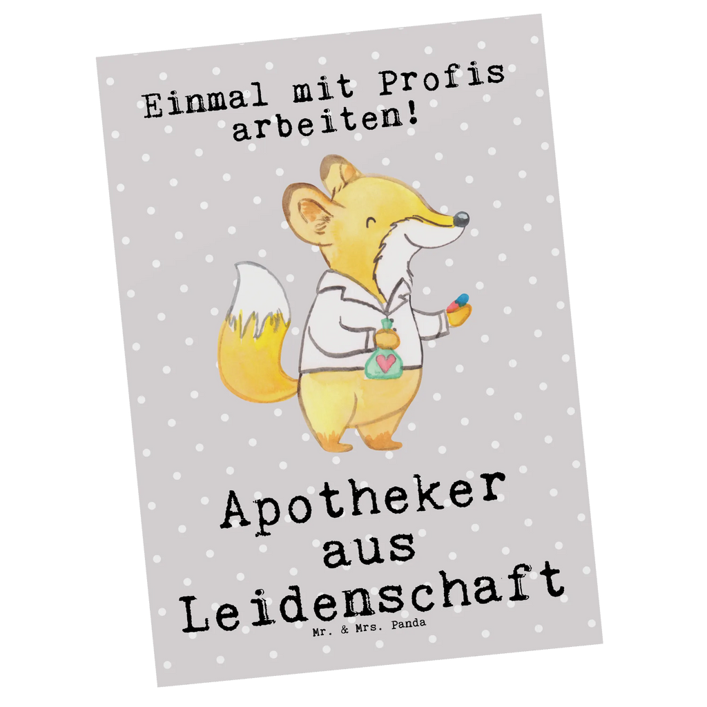 Postkarte Apotheker aus Leidenschaft Postkarte, Karte, Geschenkkarte, Grußkarte, Einladung, Ansichtskarte, Geburtstagskarte, Einladungskarte, Dankeskarte, Ansichtskarten, Einladung Geburtstag, Einladungskarten Geburtstag, Beruf, Ausbildung, Jubiläum, Abschied, Rente, Kollege, Kollegin, Geschenk, Schenken, Arbeitskollege, Mitarbeiter, Firma, Danke, Dankeschön, Apotheker, Pharmazie, Staatsexamen, Approbation, Eröffnung Apotheke