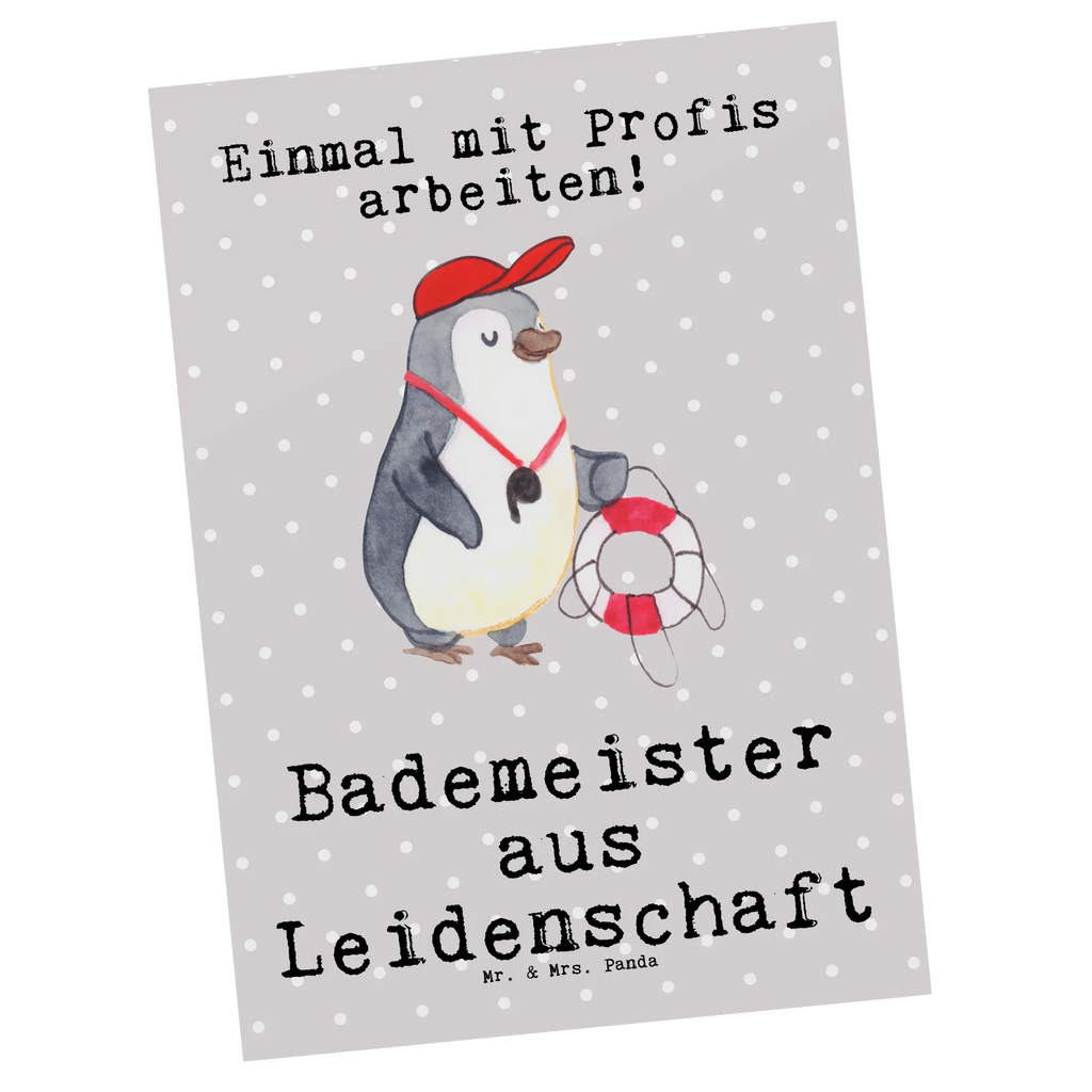 Postkarte Bademeister aus Leidenschaft Postkarte, Karte, Geschenkkarte, Grußkarte, Einladung, Ansichtskarte, Geburtstagskarte, Einladungskarte, Dankeskarte, Ansichtskarten, Einladung Geburtstag, Einladungskarten Geburtstag, Beruf, Ausbildung, Jubiläum, Abschied, Rente, Kollege, Kollegin, Geschenk, Schenken, Arbeitskollege, Mitarbeiter, Firma, Danke, Dankeschön, Bademeister, Rettungsschwimmer, Schwimmmeister, Schwimmbad, Freibad, Badeanstalt, Schwimmverein, Schwimmschule