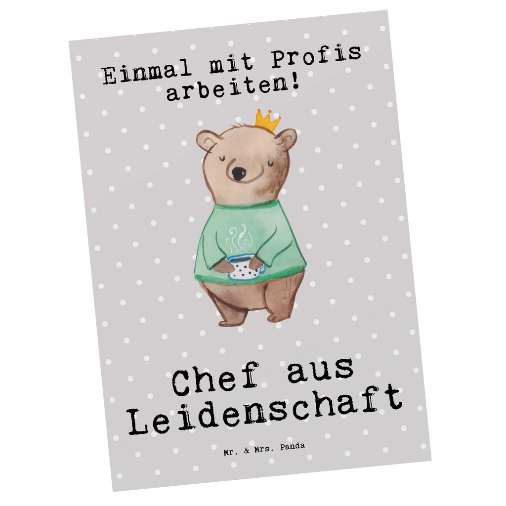 Postkarte Chef aus Leidenschaft Postkarte, Karte, Geschenkkarte, Grußkarte, Einladung, Ansichtskarte, Geburtstagskarte, Einladungskarte, Dankeskarte, Ansichtskarten, Einladung Geburtstag, Einladungskarten Geburtstag, Beruf, Ausbildung, Jubiläum, Abschied, Rente, Kollege, Kollegin, Geschenk, Schenken, Arbeitskollege, Mitarbeiter, Firma, Danke, Dankeschön, CEO, Chef, Führungskraft, Geschäftsinhaber, Firmeninhaber, Unternehmensinhaber, Direktor, Leiter