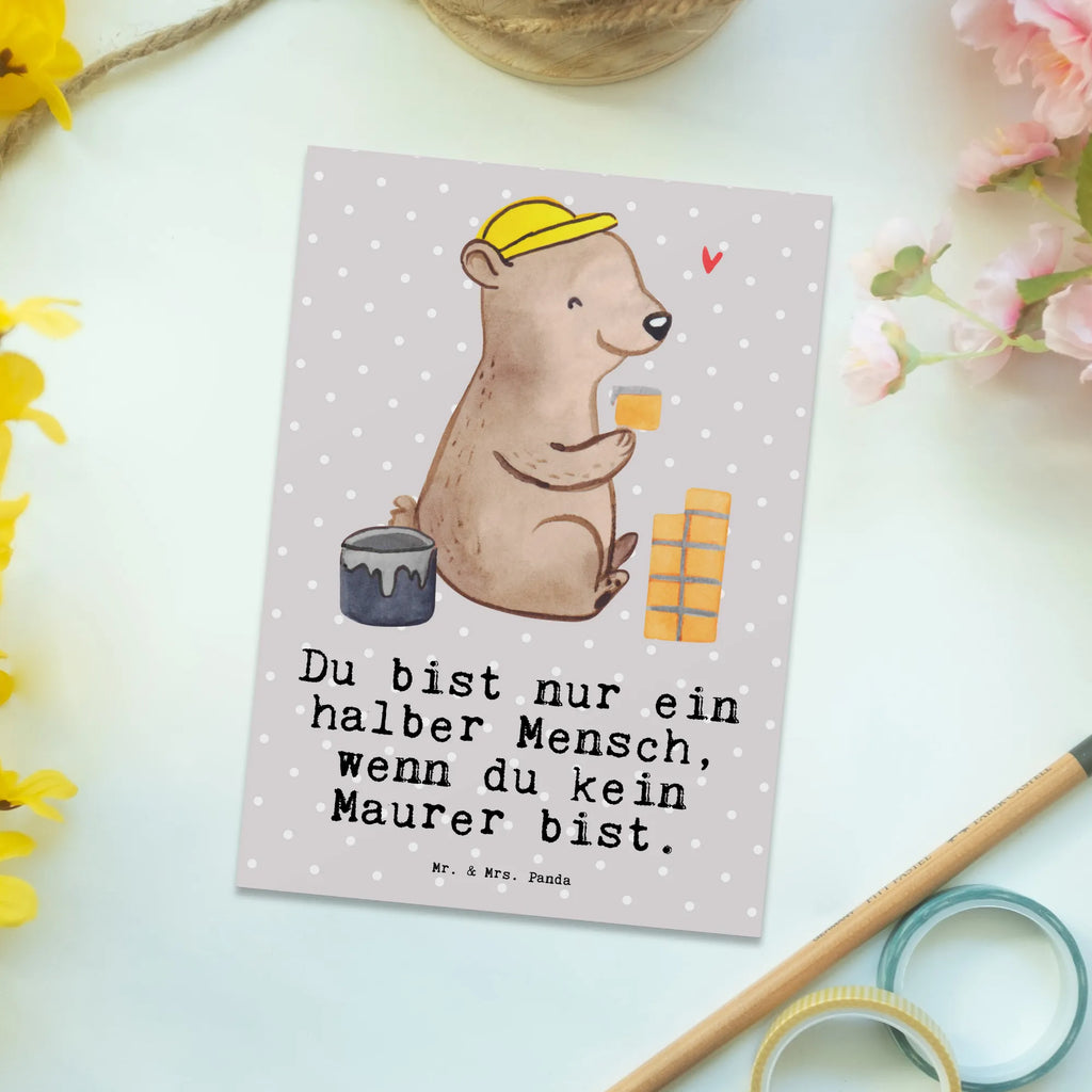 Postkarte Maurer Herz Postkarte, Karte, Geschenkkarte, Grußkarte, Einladung, Ansichtskarte, Geburtstagskarte, Einladungskarte, Dankeskarte, Ansichtskarten, Einladung Geburtstag, Einladungskarten Geburtstag, Beruf, Ausbildung, Jubiläum, Abschied, Rente, Kollege, Kollegin, Geschenk, Schenken, Arbeitskollege, Mitarbeiter, Firma, Danke, Dankeschön, Maurer, Maurermeister, Gesellenprüfung, Handwerker, Maurerbetrieb