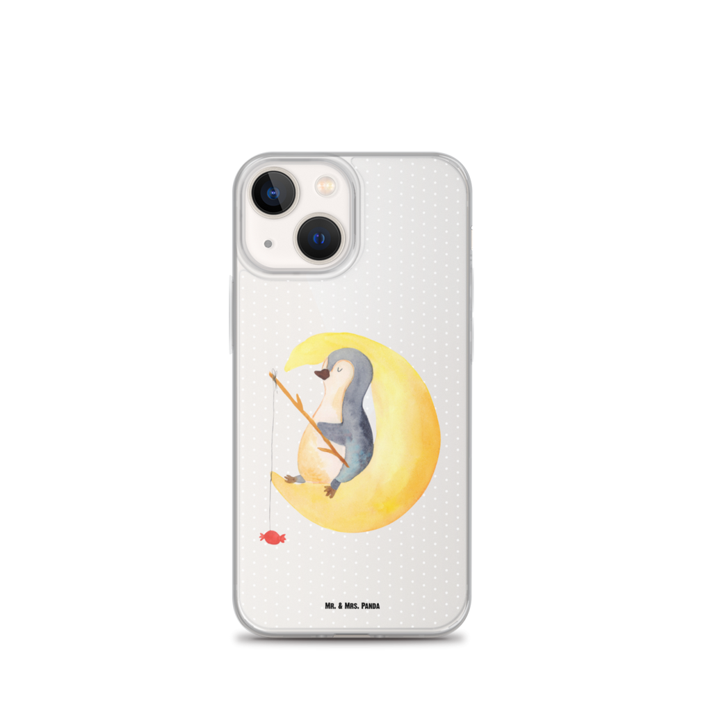 Handyhülle Pinguin Mond Handyhülle, Handycover, Transparente Handyhülle, Flexible Handyhülle, Handyschutz, Transparent, Durchsichtig, Schutzhülle für Handy, Stilvolle Handyhülle, Robuste Handyhülle, Schutz vor Kratzern, Schützende Handyhülle, Pinguin, Pinguine, Spruch, schlafen, Nachtruhe, Einschlafen, Schlafzimmer, Schlafstörungen, Gästezimmer