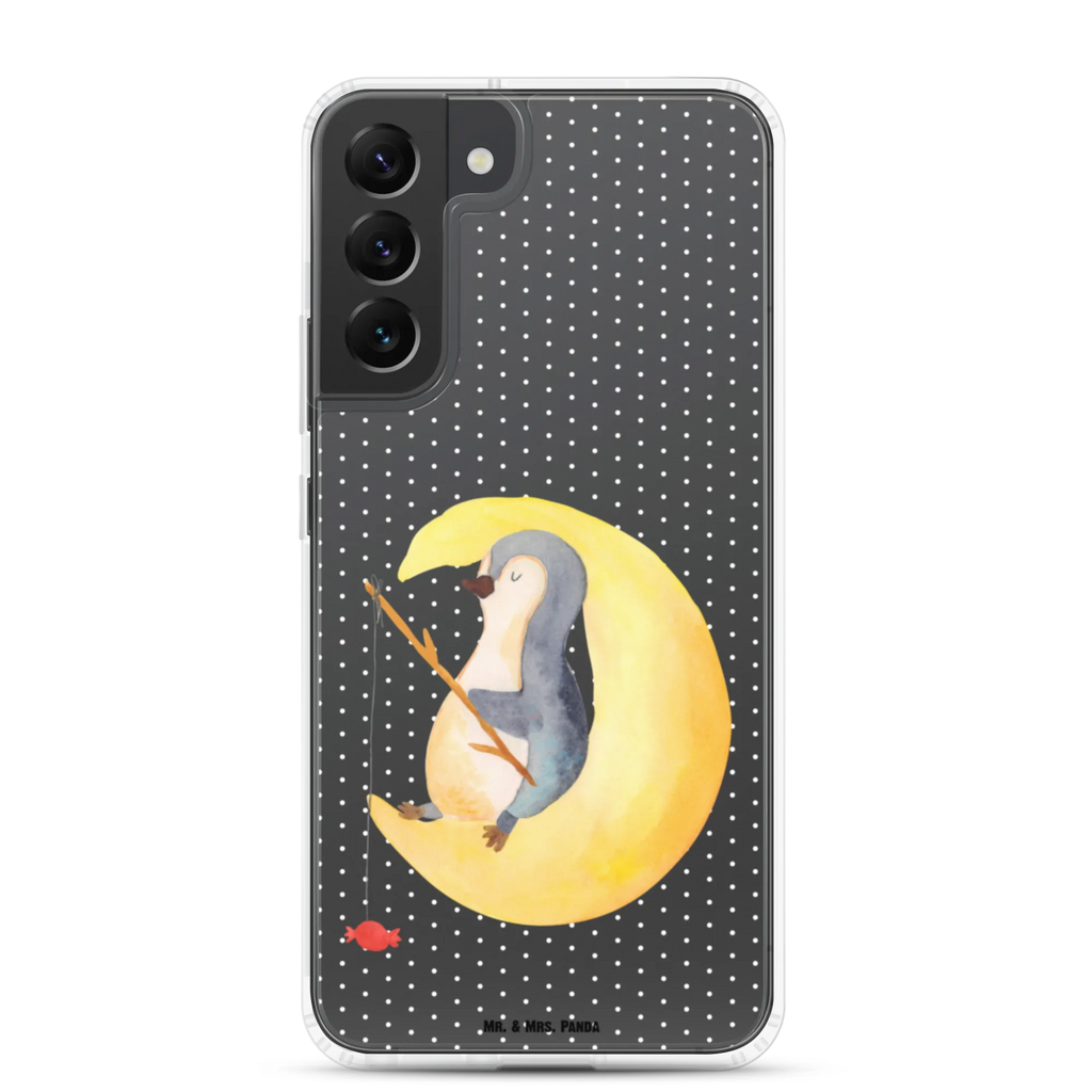 Handyhülle Pinguin Mond Handyhülle, Handycover, Transparente Handyhülle, Flexible Handyhülle, Handyschutz, Transparent, Durchsichtig, Schutzhülle für Handy, Stilvolle Handyhülle, Robuste Handyhülle, Schutz vor Kratzern, Schützende Handyhülle, Pinguin, Pinguine, Spruch, schlafen, Nachtruhe, Einschlafen, Schlafzimmer, Schlafstörungen, Gästezimmer