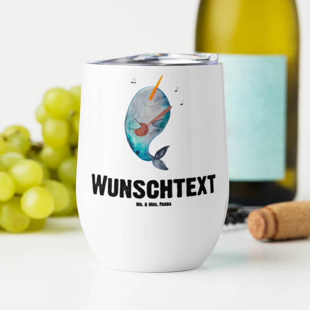 Personalisierter Weinbecher Narwal Gitarre Personalisierter Weinbecher, Personalisierter Glühwein Becher, Heißgetränke, Personalisierter Trinkbecher, Personalisierter Weinkelch, Personalisiertes Weingläser, hochwertiger Weinbecher, Weinbecher Reisen, Weinbecher unterwegs, Personalisertes Sommerglas, mit Namen, Wunschtext, Personalisierung, selbst bedrucken, Personalisiertes Weinglas, Meerestiere, Meer, Urlaub, Narwal, Wal, Tanzen, Probleme, Problemlösung, Frust, Gespräche, Gitarre