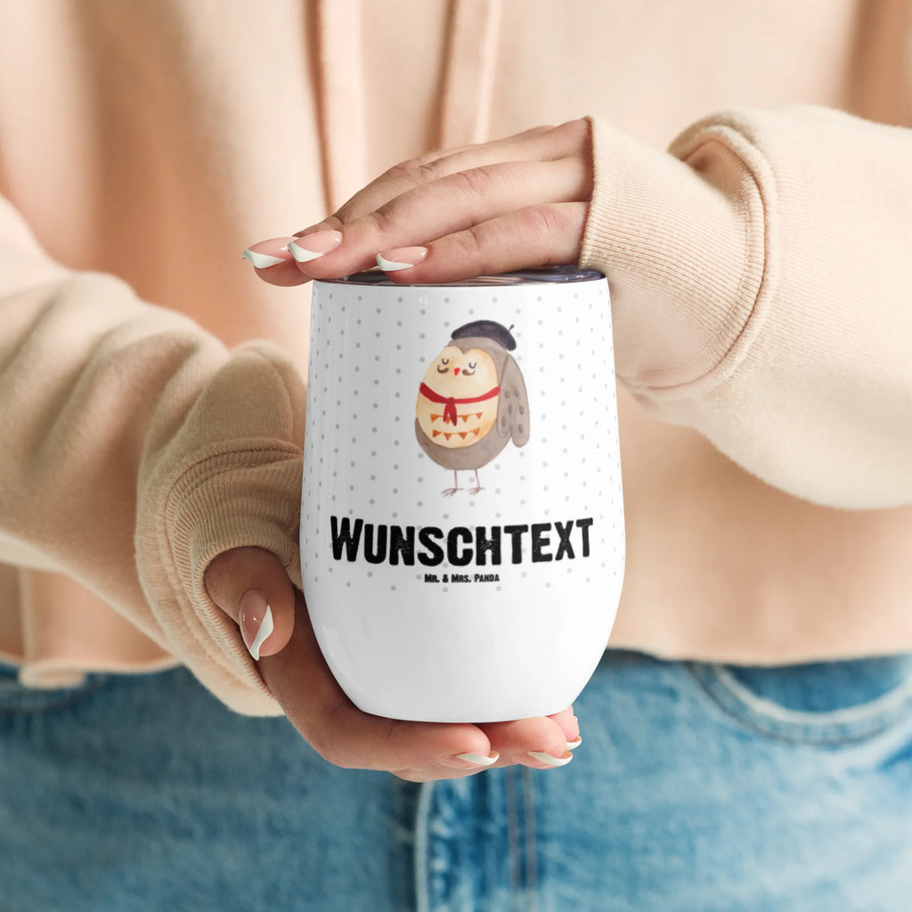 Personalisierter Weinbecher Eule Französisch Personalisierter Weinbecher, Personalisierter Glühwein Becher, Heißgetränke, Personalisierter Trinkbecher, Personalisierter Weinkelch, Personalisiertes Weingläser, hochwertiger Weinbecher, Weinbecher Reisen, Weinbecher unterwegs, Personalisertes Sommerglas, mit Namen, Wunschtext, Personalisierung, selbst bedrucken, Personalisiertes Weinglas, Eule, Eulen, Eule Deko, Owl, hibou, La vie est belle, das Leben ist schön, Spruch schön, Spruch Französisch, Frankreich