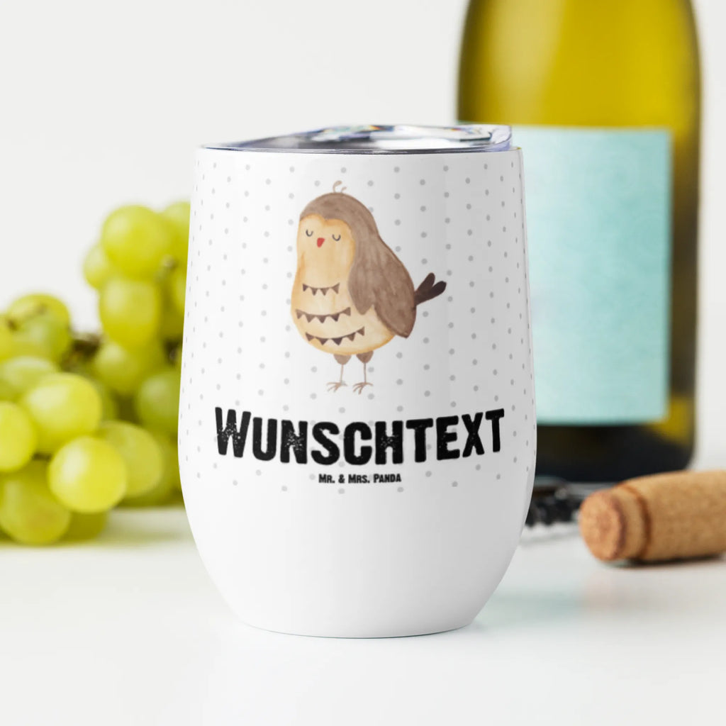 Personalisierter Weinbecher Eule Zufrieden Personalisierter Weinbecher, Personalisierter Glühwein Becher, Heißgetränke, Personalisierter Trinkbecher, Personalisierter Weinkelch, Personalisiertes Weingläser, hochwertiger Weinbecher, Weinbecher Reisen, Weinbecher unterwegs, Personalisertes Sommerglas, mit Namen, Wunschtext, Personalisierung, selbst bedrucken, Personalisiertes Weinglas, Eule, Eule Spruch, Eule deko, Owl, Liebe Spruch, Romantisch, Wortspiel lustig, Spruch schön, Geschenk Hochzeitstag