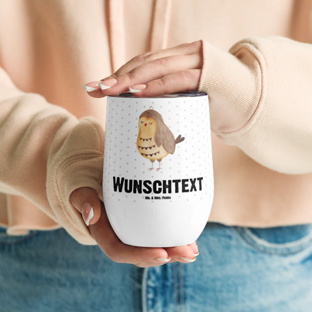 Personalisierter Weinbecher Eule Zufrieden Personalisierter Weinbecher, Personalisierter Glühwein Becher, Heißgetränke, Personalisierter Trinkbecher, Personalisierter Weinkelch, Personalisiertes Weingläser, hochwertiger Weinbecher, Weinbecher Reisen, Weinbecher unterwegs, Personalisertes Sommerglas, mit Namen, Wunschtext, Personalisierung, selbst bedrucken, Personalisiertes Weinglas, Eule, Eule Spruch, Eule deko, Owl, Liebe Spruch, Romantisch, Wortspiel lustig, Spruch schön, Geschenk Hochzeitstag