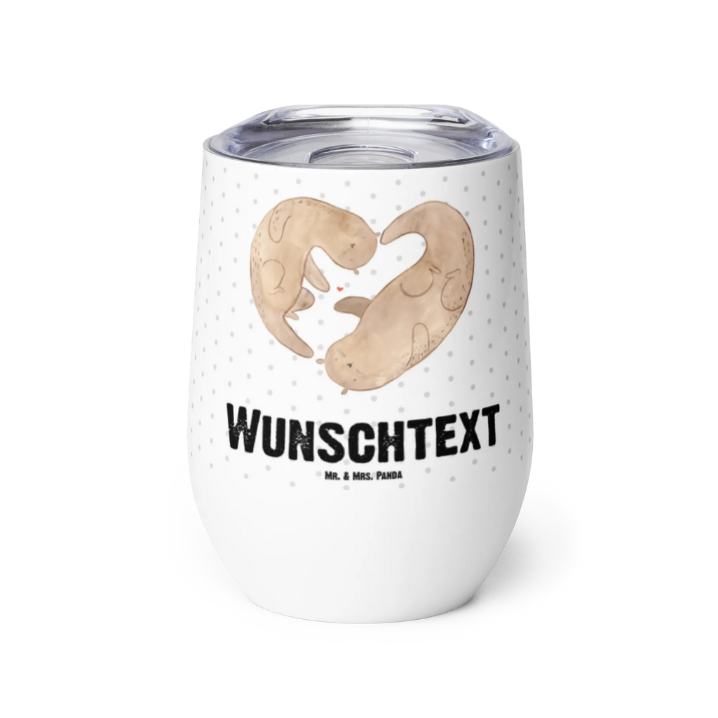 Personalisierter Weinbecher Otter Herz Personalisierter Weinbecher, Personalisierter Glühwein Becher, Heißgetränke, Personalisierter Trinkbecher, Personalisierter Weinkelch, Personalisiertes Weingläser, hochwertiger Weinbecher, Weinbecher Reisen, Weinbecher unterwegs, Personalisertes Sommerglas, mit Namen, Wunschtext, Personalisierung, selbst bedrucken, Personalisiertes Weinglas, Otter, Fischotter, Seeotter, Liebe, Herz, Liebesbeweis, Liebesgeschenk, Bessere Hälfte, Love you, Jahrestag, Hochzeitstag, Verlobung, gemeinsames Leben