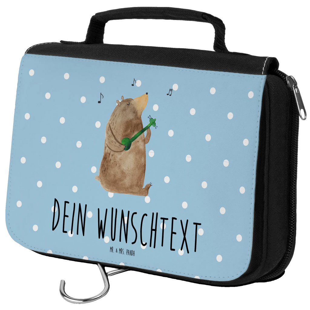 Personalisierter Kulturbeutel Bär Gitarre Personalisierter Kulturbeutel, Personalisierte Waschtasche, Personalisierte Kosmetiktasche, Damen, Herren, Personalisierte Aufbewahrungstasche, Personalisierte Schminktasche, Personalisierter Kosmetikbeutel, Personalisierter Organizer, Personalisierte Kulturtasche, Personalisierte Schminkutensil, Personalisierung, Wunschtext, Wunschname, Selbst bedrucken, Kulturbeutel mit Namen, Bär, Teddy, Teddybär