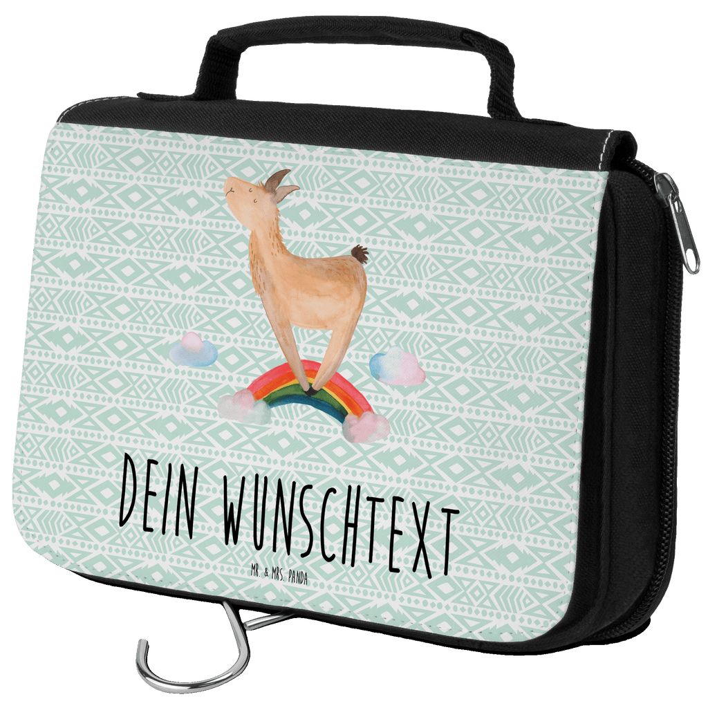 Personalisierter Kulturbeutel Lama Regenbogen Personalisierter Kulturbeutel, Personalisierte Waschtasche, Personalisierte Kosmetiktasche, Damen, Herren, Personalisierte Aufbewahrungstasche, Personalisierte Schminktasche, Personalisierter Kosmetikbeutel, Personalisierter Organizer, Personalisierte Kulturtasche, Personalisierte Schminkutensil, Personalisierung, Wunschtext, Wunschname, Selbst bedrucken, Kulturbeutel mit Namen, Lama, Alpaka, Lamas, Regenbogen, Haters gonna hate, Haters, Selbstständig, Außenseiter, Schule, Abi, Hobby, Wolkenland, Freiheit