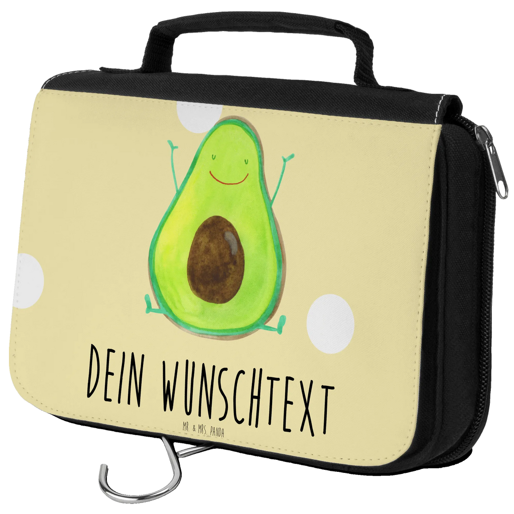 Personalisierter Kulturbeutel Avocado Glücklich Personalisierter Kulturbeutel, Personalisierte Waschtasche, Personalisierte Kosmetiktasche, Damen, Herren, Personalisierte Aufbewahrungstasche, Personalisierte Schminktasche, Personalisierter Kosmetikbeutel, Personalisierter Organizer, Personalisierte Kulturtasche, Personalisierte Schminkutensil, Personalisierung, Wunschtext, Wunschname, Selbst bedrucken, Kulturbeutel mit Namen, Avocado, Veggie, Vegan, Gesund, Chaos