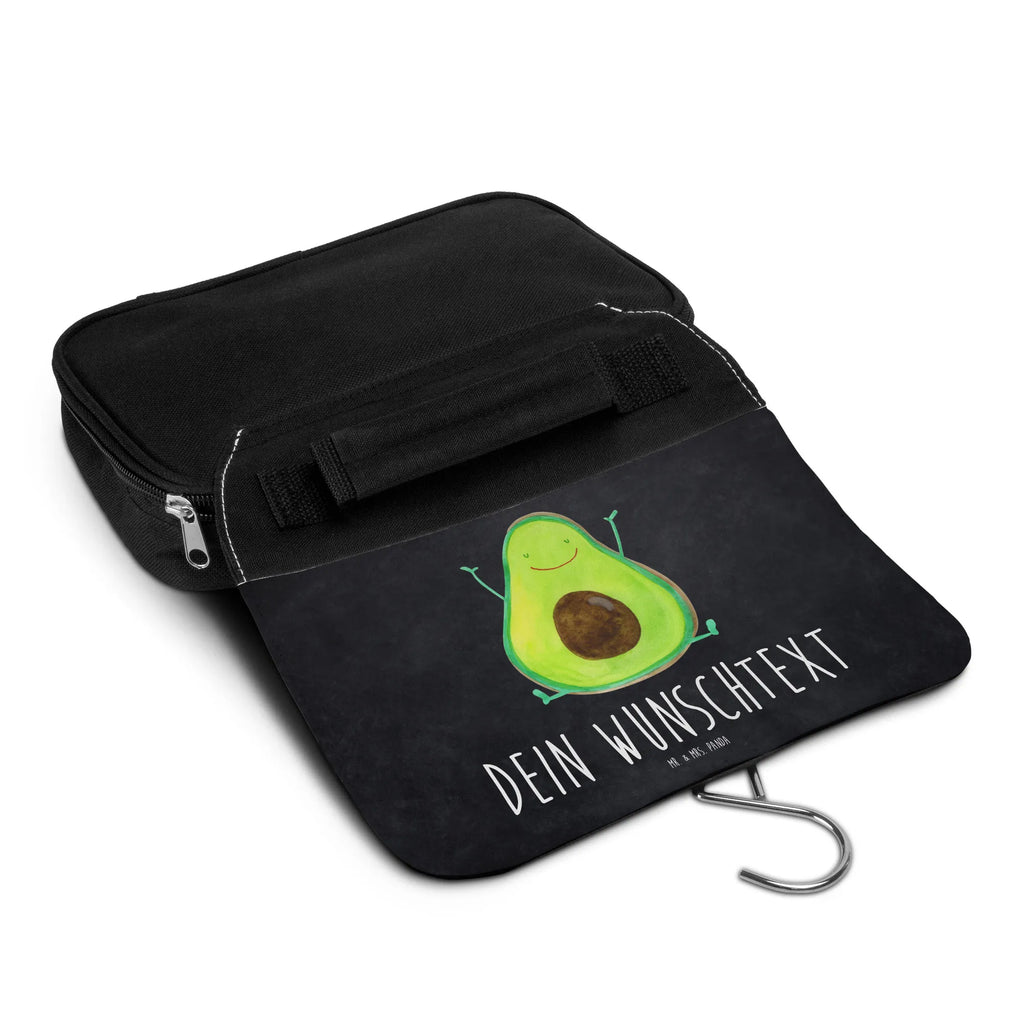 Personalisierter Kulturbeutel Avocado Glücklich Personalisierter Kulturbeutel, Personalisierte Waschtasche, Personalisierte Kosmetiktasche, Damen, Herren, Personalisierte Aufbewahrungstasche, Personalisierte Schminktasche, Personalisierter Kosmetikbeutel, Personalisierter Organizer, Personalisierte Kulturtasche, Personalisierte Schminkutensil, Personalisierung, Wunschtext, Wunschname, Selbst bedrucken, Kulturbeutel mit Namen, Avocado, Veggie, Vegan, Gesund, Chaos