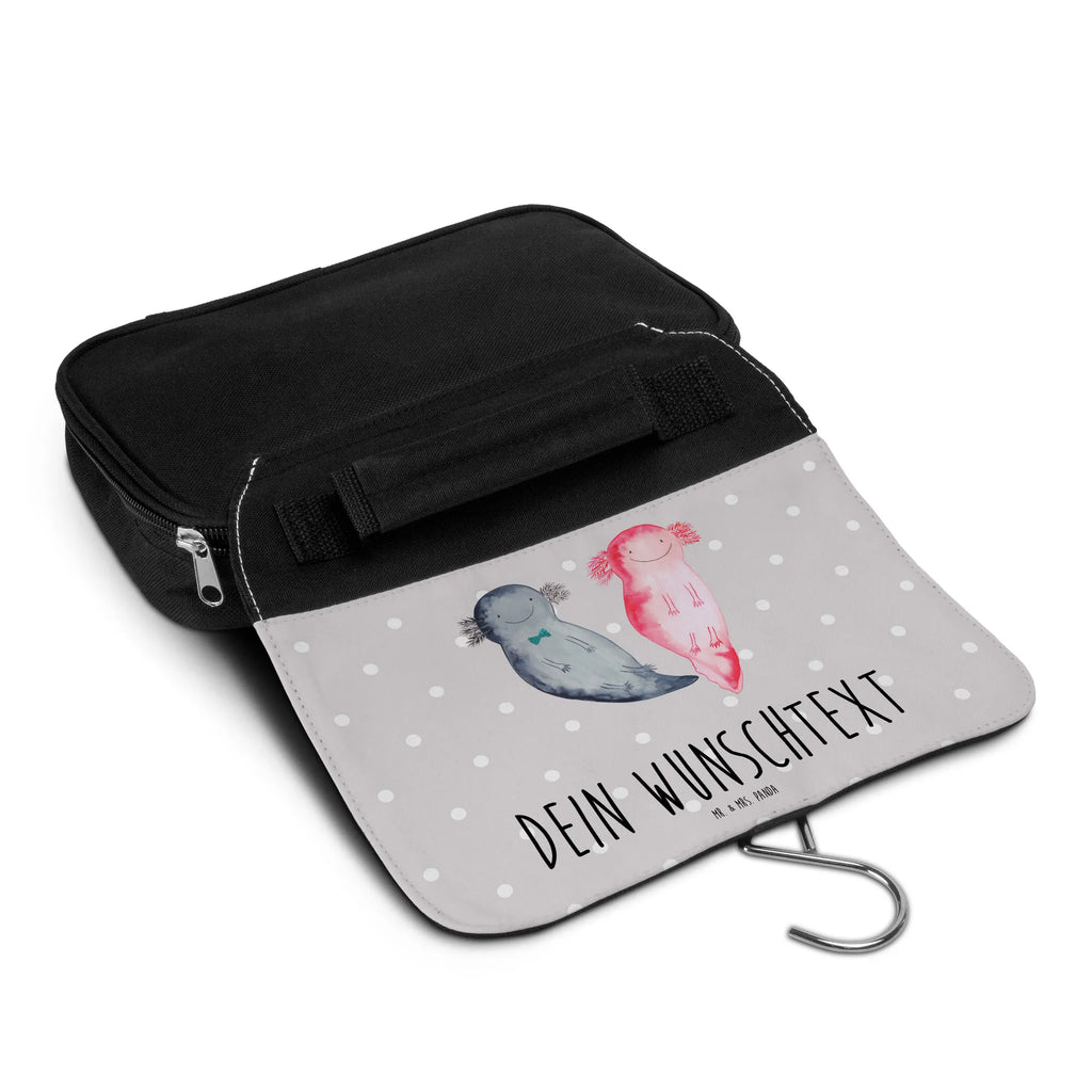 Personalisierter Kulturbeutel Axolotl Freundin Personalisierter Kulturbeutel, Personalisierte Waschtasche, Personalisierte Kosmetiktasche, Damen, Herren, Personalisierte Aufbewahrungstasche, Personalisierte Schminktasche, Personalisierter Kosmetikbeutel, Personalisierter Organizer, Personalisierte Kulturtasche, Personalisierte Schminkutensil, Personalisierung, Wunschtext, Wunschname, Selbst bedrucken, Kulturbeutel mit Namen, Axolotl, Molch, Axolot, Schwanzlurch, Lurch, Lurche, Liebe, große Liebe, Liebesbeweis, Freund, Verlobter, Ehemann, Jahrestag, Valentinstag