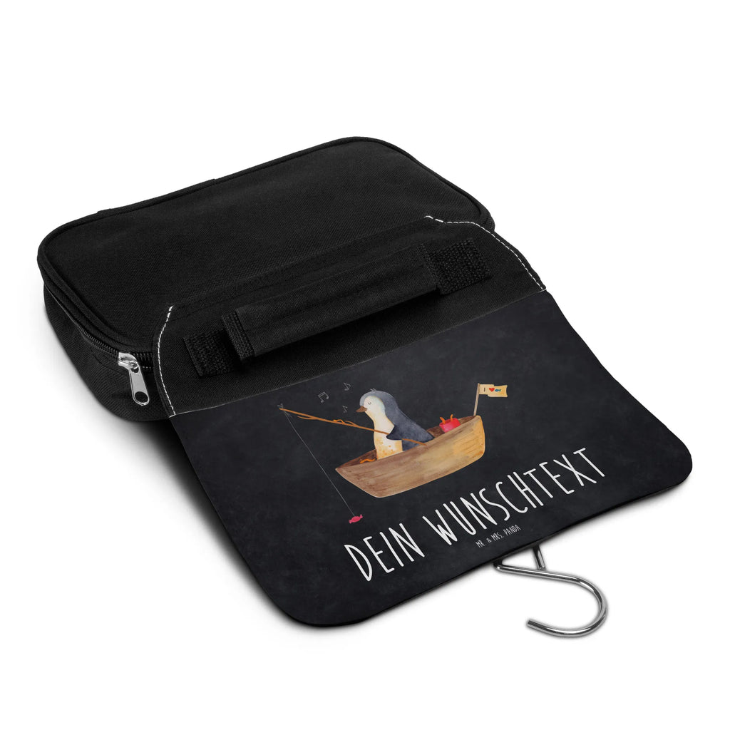 Personalisierter Kulturbeutel Pinguin Angelboot Personalisierter Kulturbeutel, Personalisierte Waschtasche, Personalisierte Kosmetiktasche, Damen, Herren, Personalisierte Aufbewahrungstasche, Personalisierte Schminktasche, Personalisierter Kosmetikbeutel, Personalisierter Organizer, Personalisierte Kulturtasche, Personalisierte Schminkutensil, Personalisierung, Wunschtext, Wunschname, Selbst bedrucken, Kulturbeutel mit Namen, Pinguin, Pinguine, Angeln, Boot, Angelboot, Lebenslust, Leben, genießen, Motivation, Neustart, Neuanfang, Trennung, Scheidung, Geschenkidee Liebeskummer