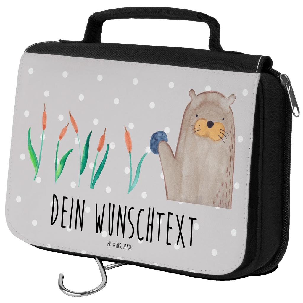 Personalisierter Kulturbeutel Otter Stein Personalisierter Kulturbeutel, Personalisierte Waschtasche, Personalisierte Kosmetiktasche, Damen, Herren, Personalisierte Aufbewahrungstasche, Personalisierte Schminktasche, Personalisierter Kosmetikbeutel, Personalisierter Organizer, Personalisierte Kulturtasche, Personalisierte Schminkutensil, Personalisierung, Wunschtext, Wunschname, Selbst bedrucken, Kulturbeutel mit Namen, Otter, Fischotter, Seeotter, Otter Seeotter See Otter