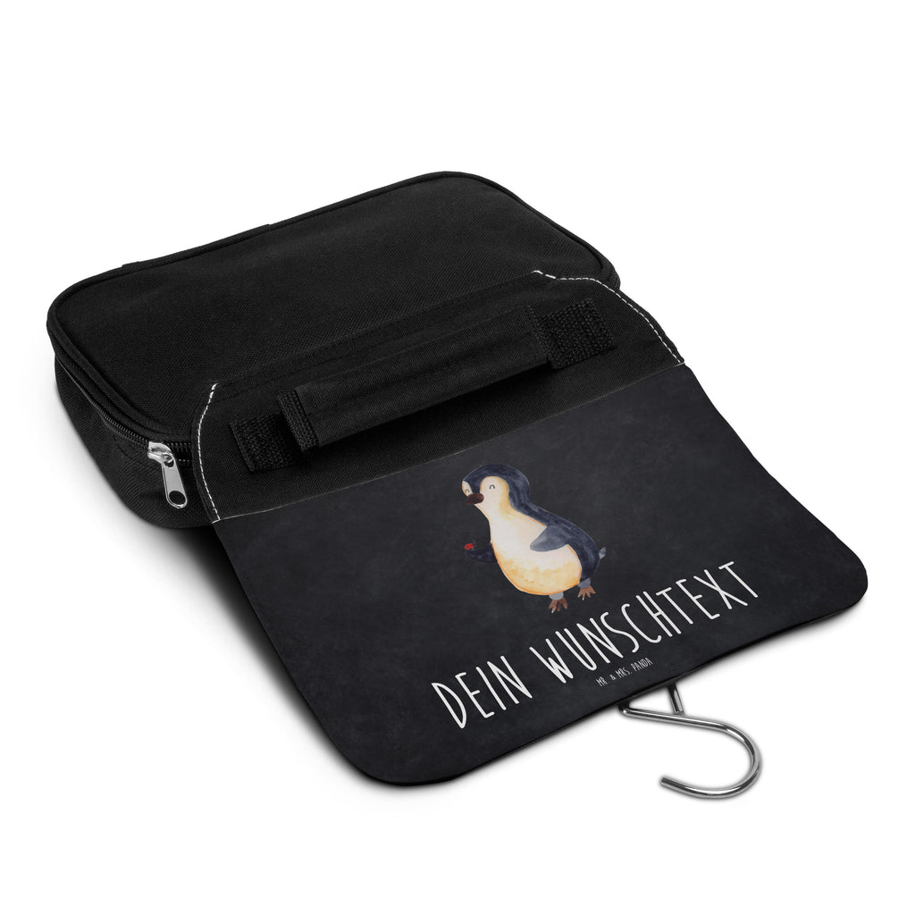 Personalisierter Kulturbeutel Pinguin Marienkäfer Personalisierter Kulturbeutel, Personalisierte Waschtasche, Personalisierte Kosmetiktasche, Damen, Herren, Personalisierte Aufbewahrungstasche, Personalisierte Schminktasche, Personalisierter Kosmetikbeutel, Personalisierter Organizer, Personalisierte Kulturtasche, Personalisierte Schminkutensil, Personalisierung, Wunschtext, Wunschname, Selbst bedrucken, Kulturbeutel mit Namen, Pinguin, Pinguine, Marienkäfer, Liebe, Wunder, Glück, Freude, Lebensfreude