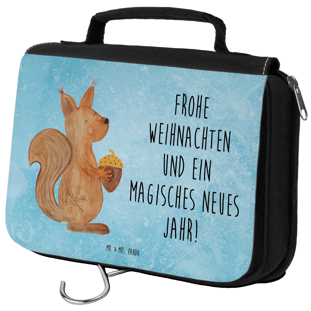 Kulturbeutel Eichhörnchen Weihnachten Kulturbeutel, Zum Aufhängen, Waschtasche, Kosmetiktasche, Damen, Herren, Aufbewahrungstasche, Schminktasche, Kosmetikbeutel, Organizer, Kulturtasche, Schminkutensil, Winter, Weihnachten, Weihnachtsdeko, Nikolaus, Advent, Heiligabend, Wintermotiv, Frohe Weihnachten, Frohes neues Jahr, Guten Rutsch, Weihnachtsmotiv, Weihnachtsgruß, Neujahr, Vogel