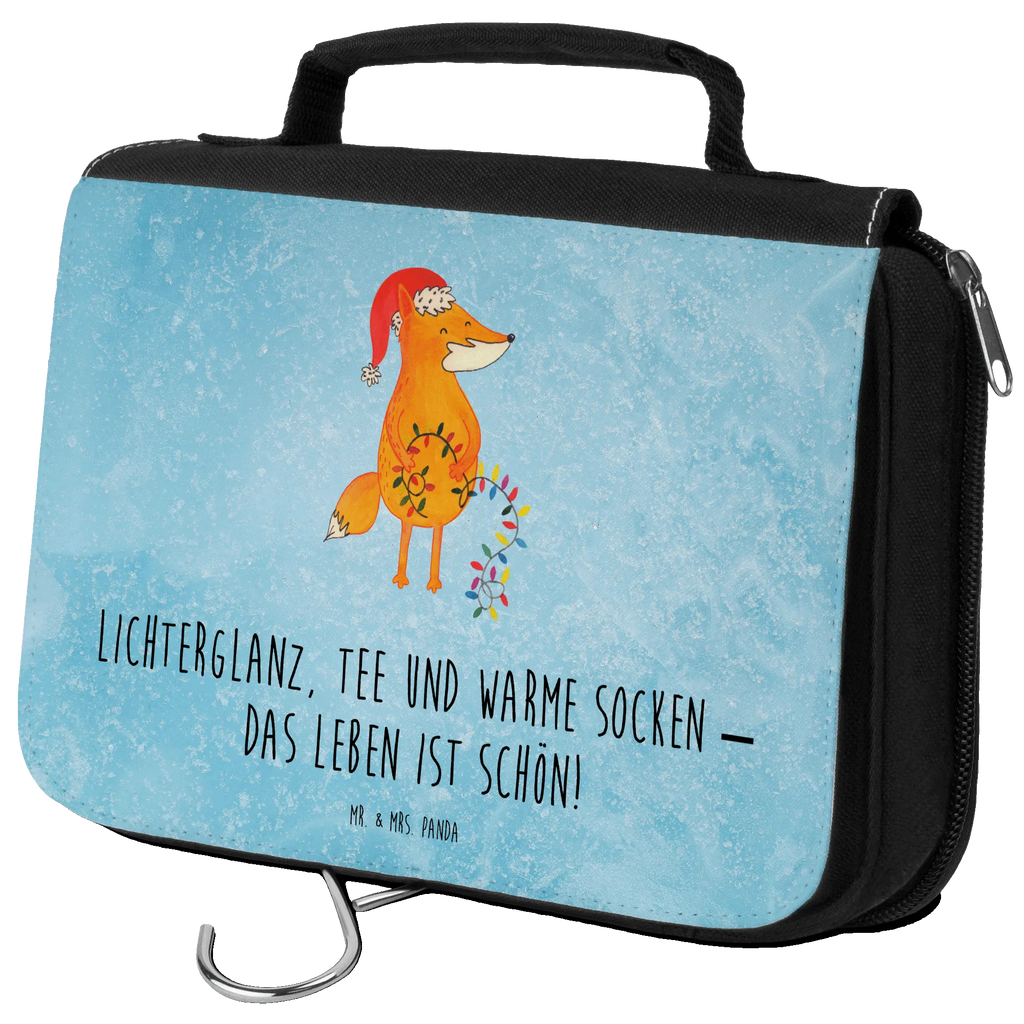 Kulturbeutel Fuchs Weihnachten Kulturbeutel, Zum Aufhängen, Waschtasche, Kosmetiktasche, Damen, Herren, Aufbewahrungstasche, Schminktasche, Kosmetikbeutel, Organizer, Kulturtasche, Schminkutensil, Winter, Weihnachten, Weihnachtsdeko, Nikolaus, Advent, Heiligabend, Wintermotiv, Fuchs, Füchse, Spruch schön, Geschenk Weihnachten, Weihnachtsmann, Weihnachtszeit