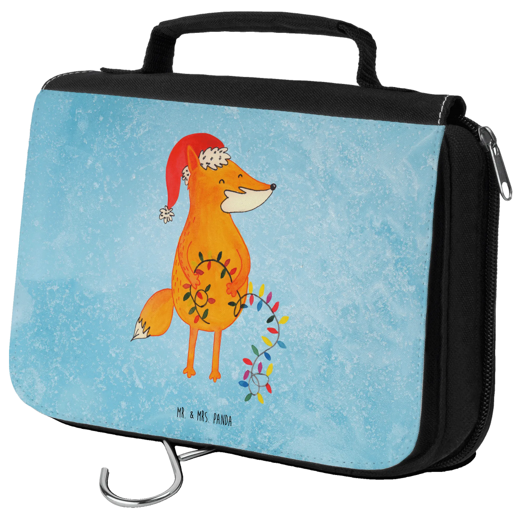 Kulturbeutel Fuchs Weihnachten Kulturbeutel, Zum Aufhängen, Waschtasche, Kosmetiktasche, Damen, Herren, Aufbewahrungstasche, Schminktasche, Kosmetikbeutel, Organizer, Kulturtasche, Schminkutensil, Winter, Weihnachten, Weihnachtsdeko, Nikolaus, Advent, Heiligabend, Wintermotiv, Fuchs, Füchse, Spruch schön, Geschenk Weihnachten, Weihnachtsmann, Weihnachtszeit