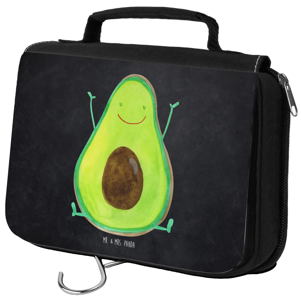 Kulturbeutel Avocado Glücklich Kulturbeutel, Zum Aufhängen, Waschtasche, Kosmetiktasche, Damen, Herren, Aufbewahrungstasche, Schminktasche, Kosmetikbeutel, Organizer, Kulturtasche, Schminkutensil, Avocado, Veggie, Vegan, Gesund, Chaos