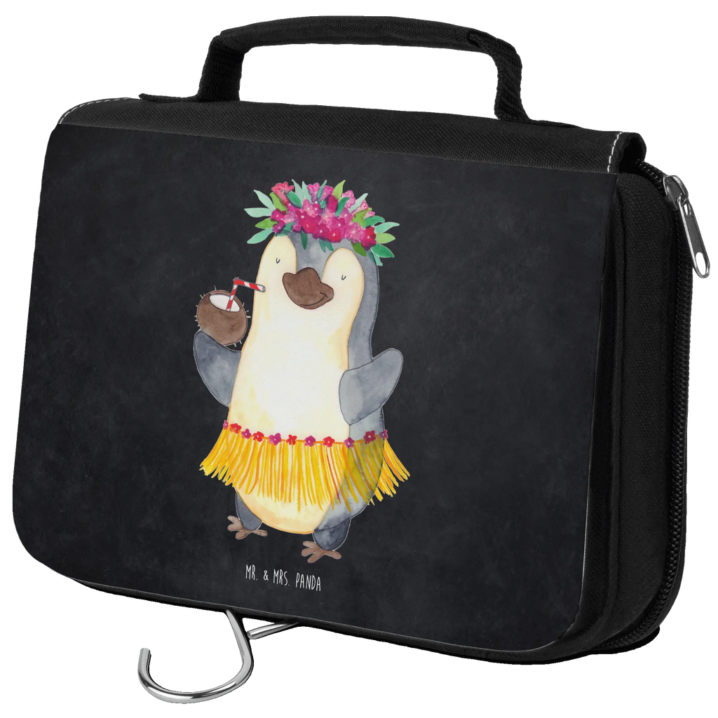 Kulturbeutel Pinguin Kokosnuss Kulturbeutel, Zum Aufhängen, Waschtasche, Kosmetiktasche, Damen, Herren, Aufbewahrungstasche, Schminktasche, Kosmetikbeutel, Organizer, Kulturtasche, Schminkutensil, Pinguin, Aloha, Hawaii, Urlaub, Kokosnuss, Pinguine