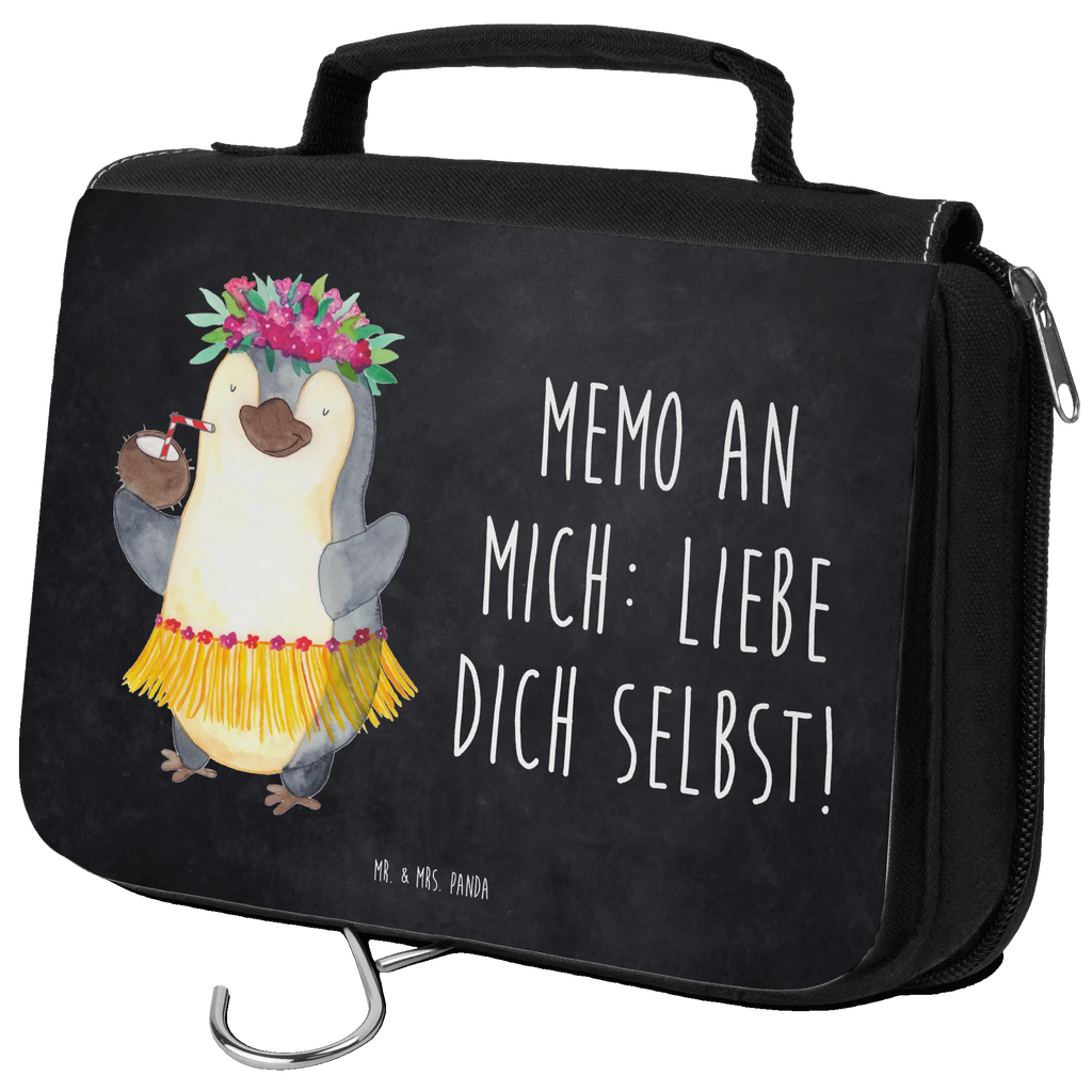 Kulturbeutel Pinguin Kokosnuss Kulturbeutel, Zum Aufhängen, Waschtasche, Kosmetiktasche, Damen, Herren, Aufbewahrungstasche, Schminktasche, Kosmetikbeutel, Organizer, Kulturtasche, Schminkutensil, Pinguin, Aloha, Hawaii, Urlaub, Kokosnuss, Pinguine