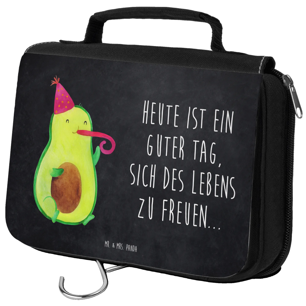 Kulturbeutel Avocado Feier Kulturbeutel, Zum Aufhängen, Waschtasche, Kosmetiktasche, Damen, Herren, Aufbewahrungstasche, Schminktasche, Kosmetikbeutel, Organizer, Kulturtasche, Schminkutensil, Avocado, Veggie, Vegan, Gesund, Party, Feierlichkeit, Feier, Fete, Geburtstag, Gute Laune, Tröte