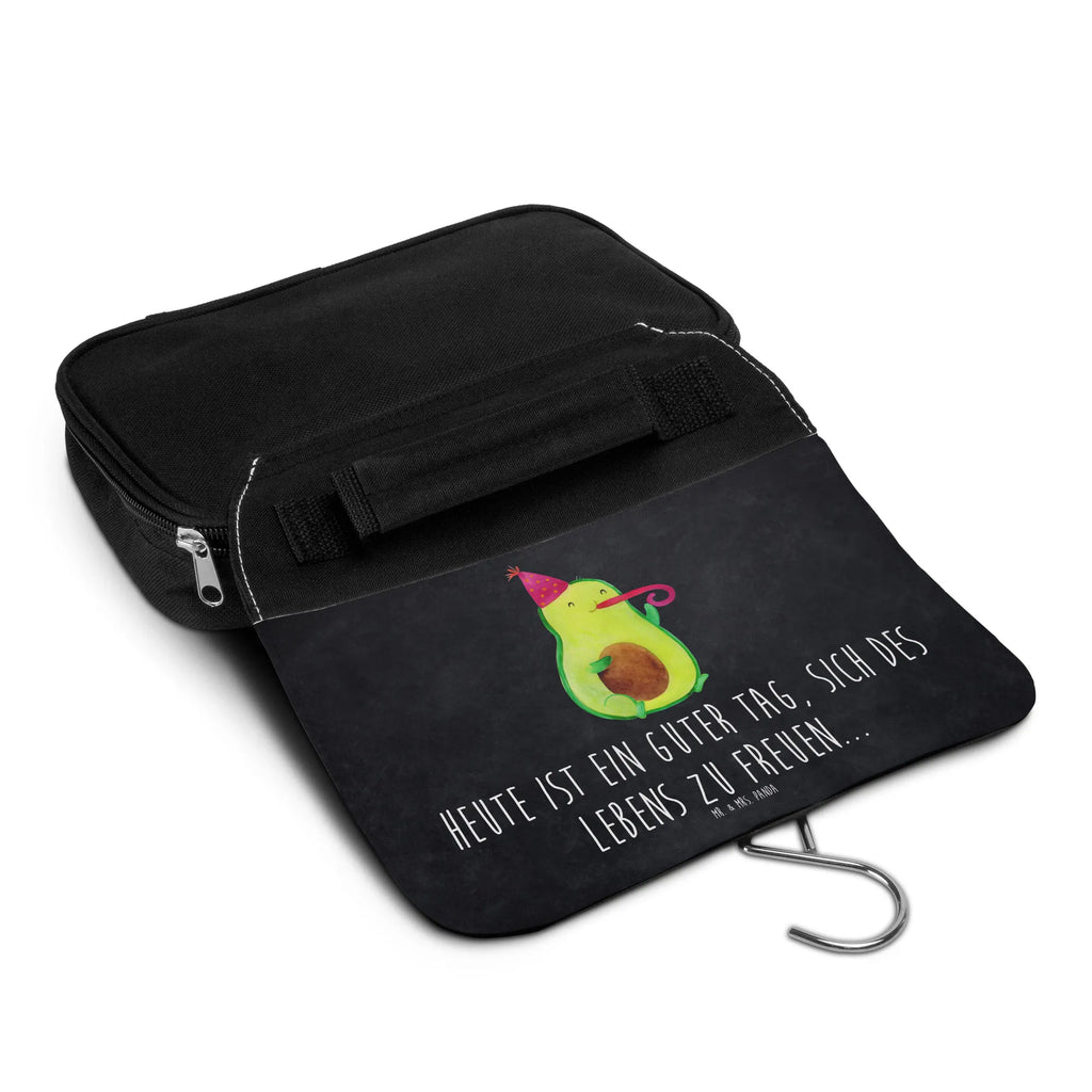 Kulturbeutel Avocado Feier Kulturbeutel, Zum Aufhängen, Waschtasche, Kosmetiktasche, Damen, Herren, Aufbewahrungstasche, Schminktasche, Kosmetikbeutel, Organizer, Kulturtasche, Schminkutensil, Avocado, Veggie, Vegan, Gesund, Party, Feierlichkeit, Feier, Fete, Geburtstag, Gute Laune, Tröte