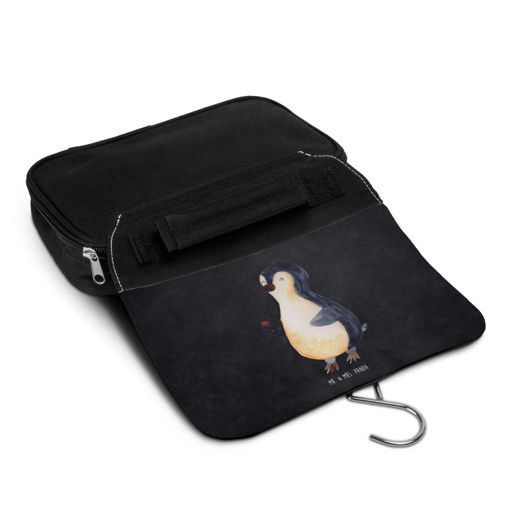 Kulturbeutel Pinguin Marienkäfer Kulturbeutel, Zum Aufhängen, Waschtasche, Kosmetiktasche, Damen, Herren, Aufbewahrungstasche, Schminktasche, Kosmetikbeutel, Organizer, Kulturtasche, Schminkutensil, Pinguin, Pinguine, Marienkäfer, Liebe, Wunder, Glück, Freude, Lebensfreude