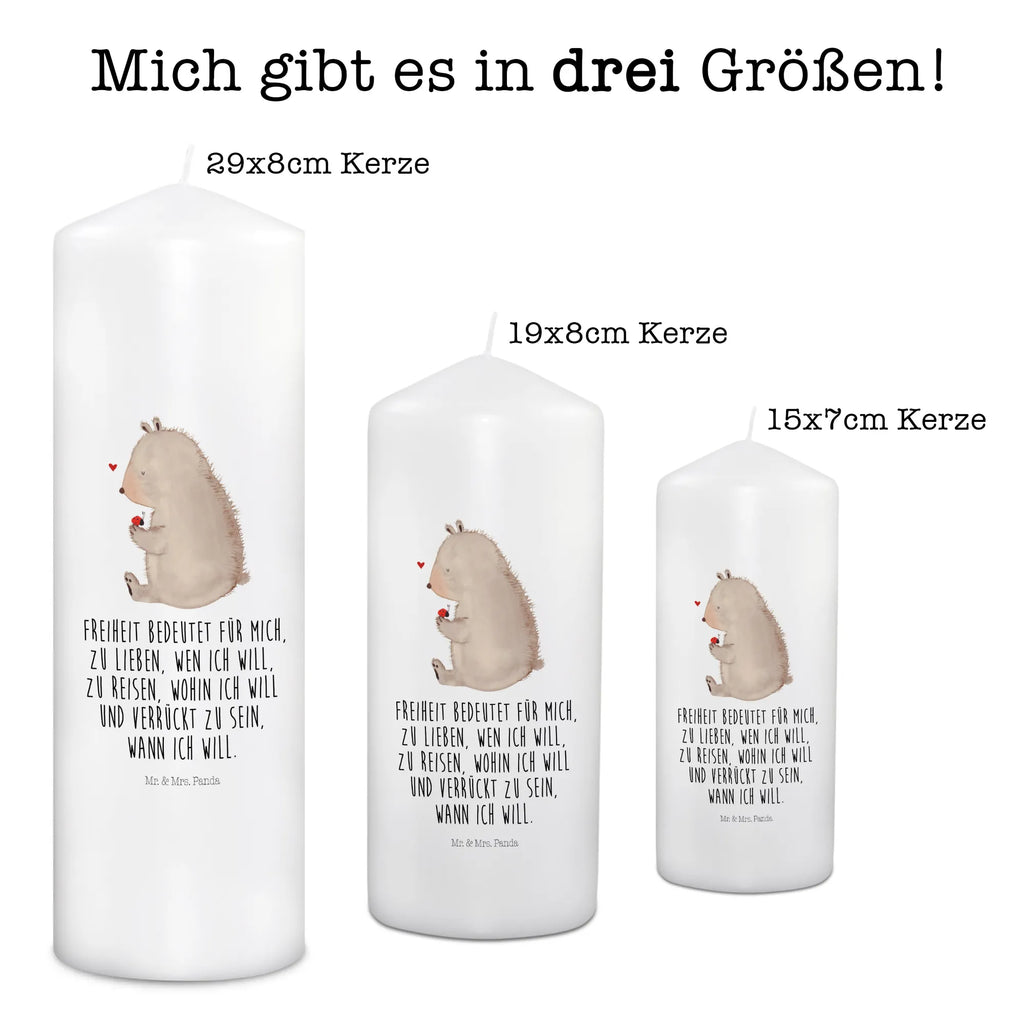 Kerze Bär mit Marienkäfer Kerze, Taufkerze, Kommunionskerze, Geburtstagskerze, Geschenk Kerze, Taufgeschenk Kerze, Kerze mit Druck, Besondere Kerze, Geschenkidee Kerze, Kerze für Kommunion, Geburtstag Kerze, Kommunion Kerze, Bär, Teddy, Teddybär, Marienkäfer, Liebe, Freiheit, Motivation, Das Leben ist schön